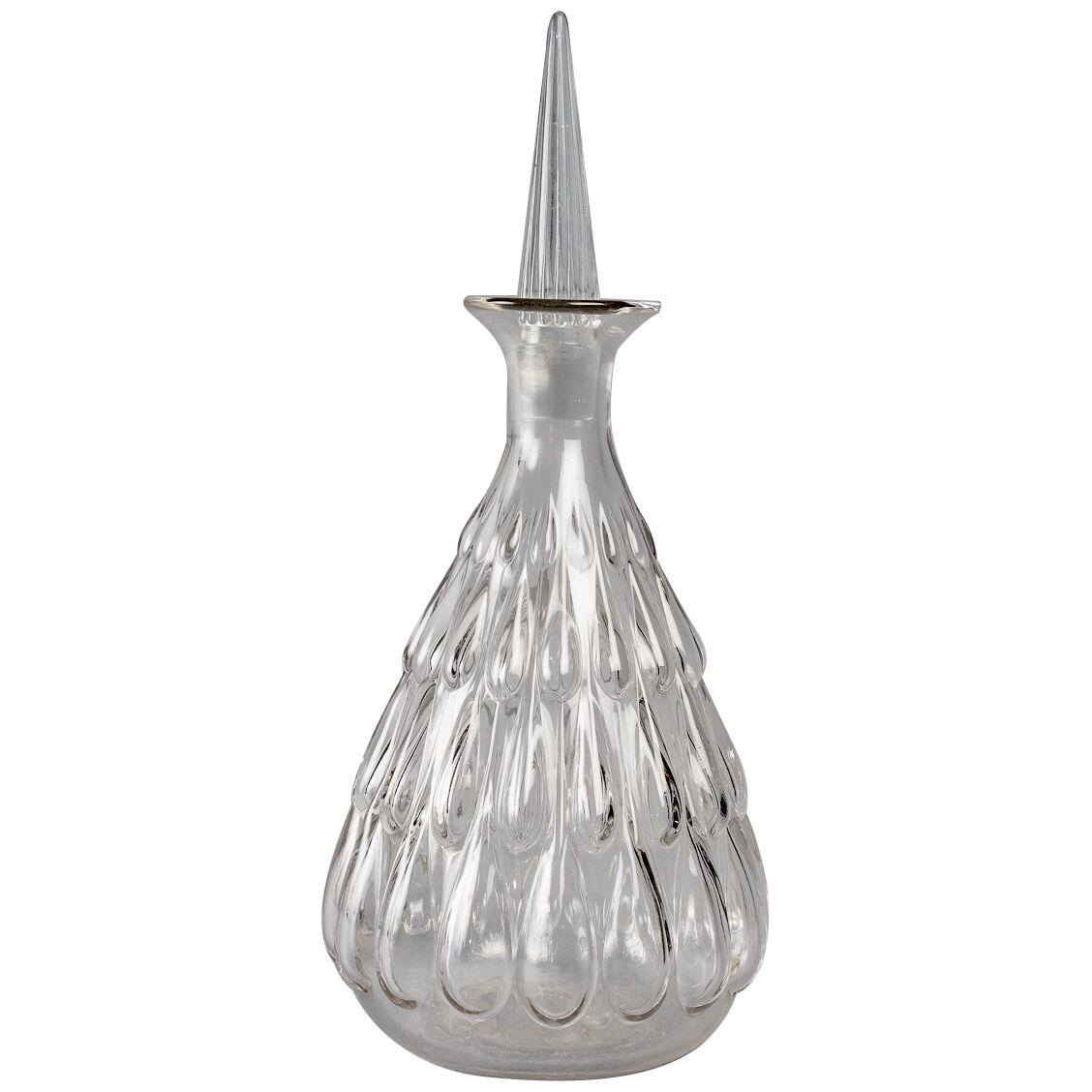 1922 René Lalique - Decanter Gouttes d'Eau Clear Glass
