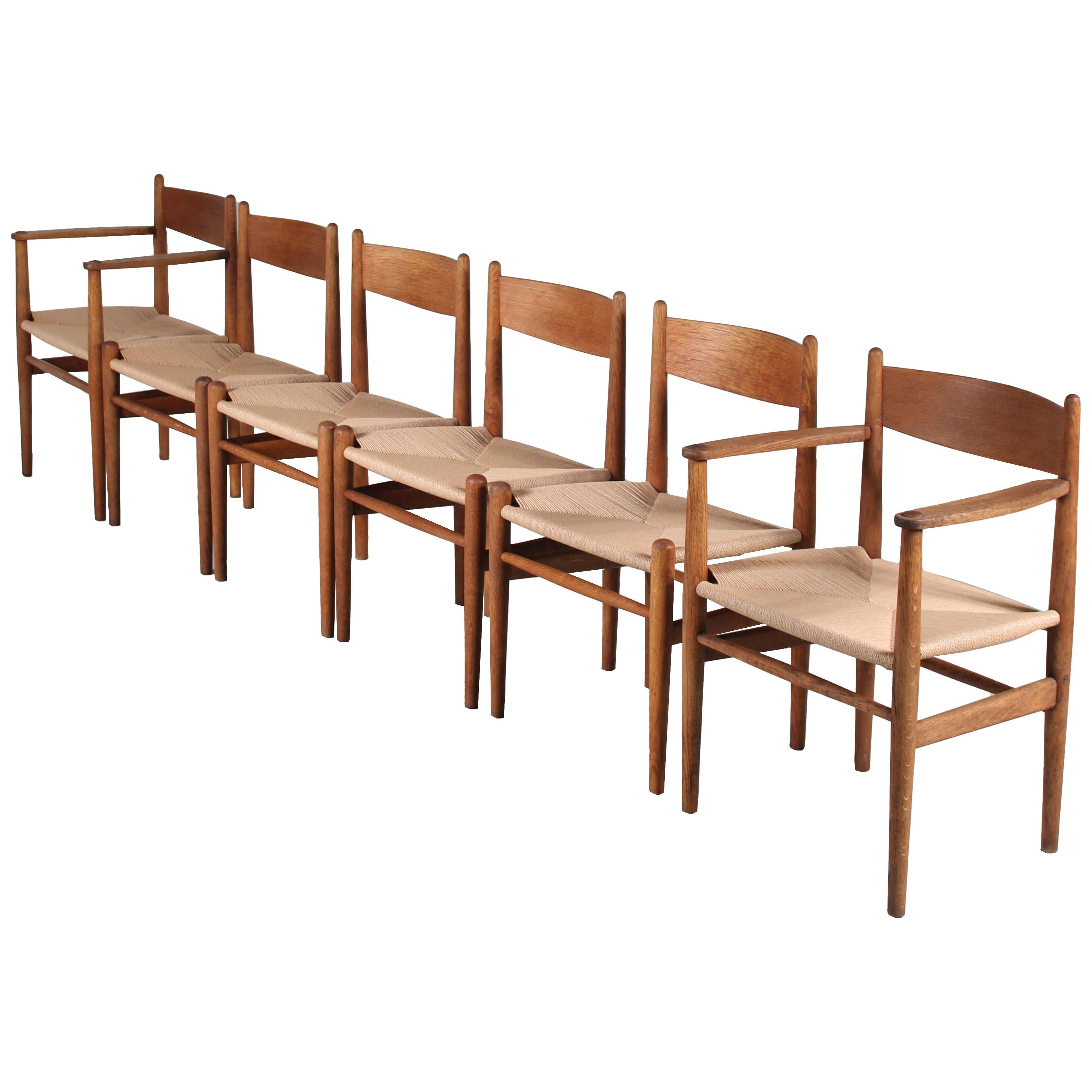Set of 6 “CH36” Dining Chairs by Hans J. Wegner for Carl Hansen & Son, 1950
