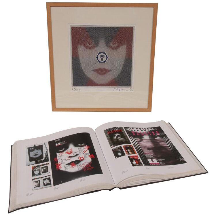 Roger Pfund “Weight and See” Art Book and Silk Screen, Germany, 1993