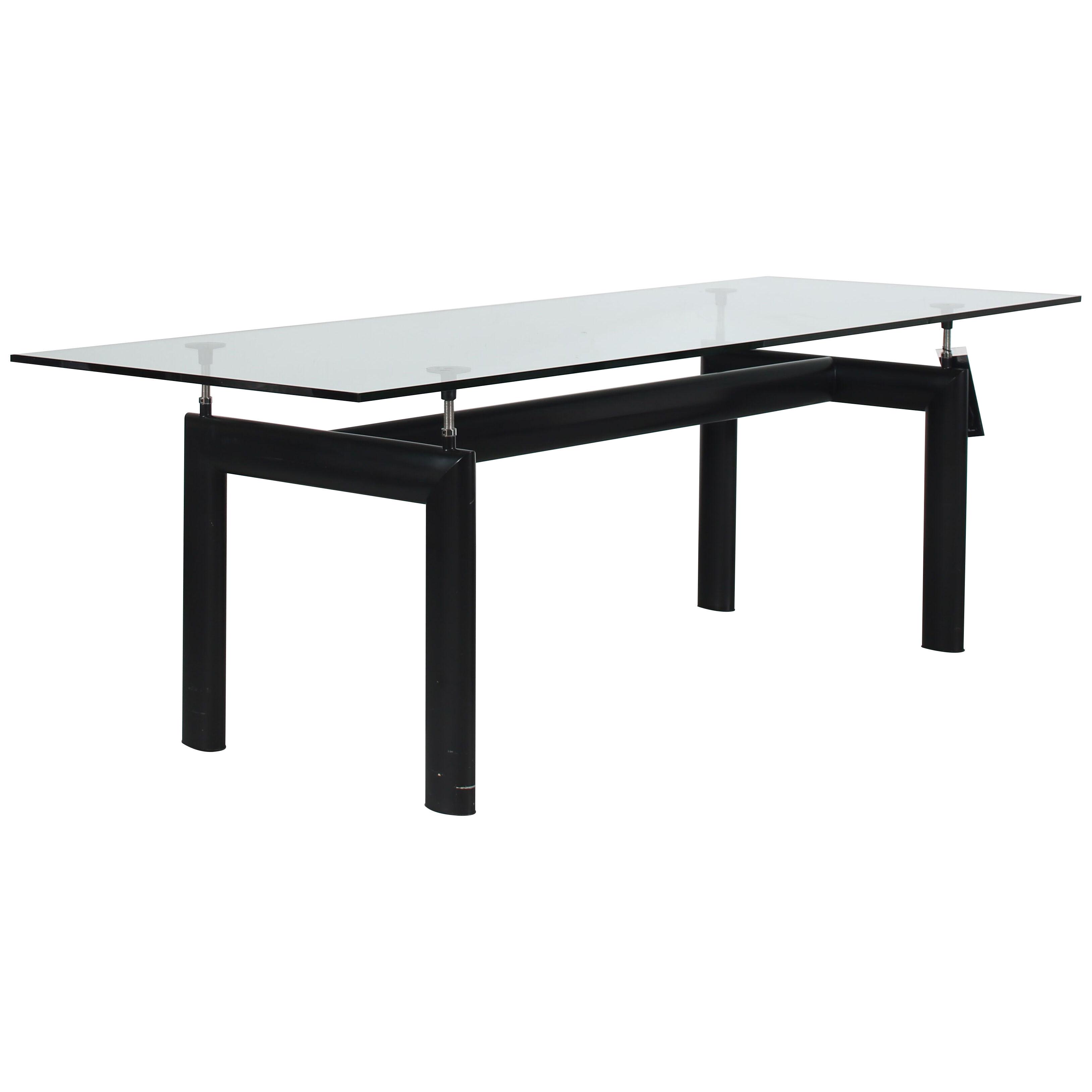 1980s “LC6” Dining table by Le Corbusier for Casina, Italy