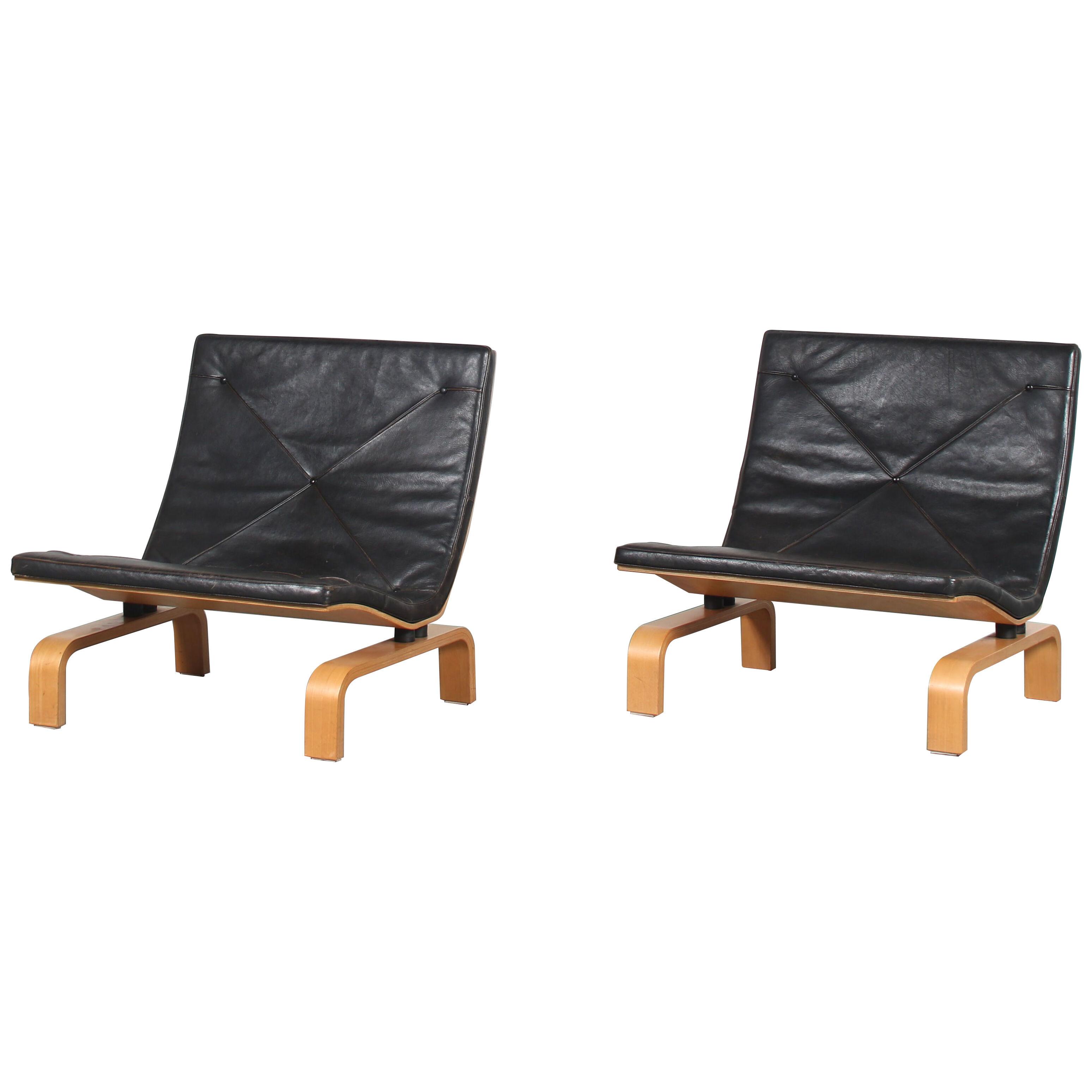 Poul Kjaerholm “PK27” Lounge Chairs for Kold Christensen, Denmark 1970