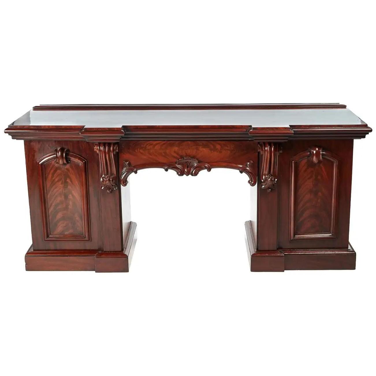 Fantastic Quality Antique Victorian Carved Mahogany Sideboard