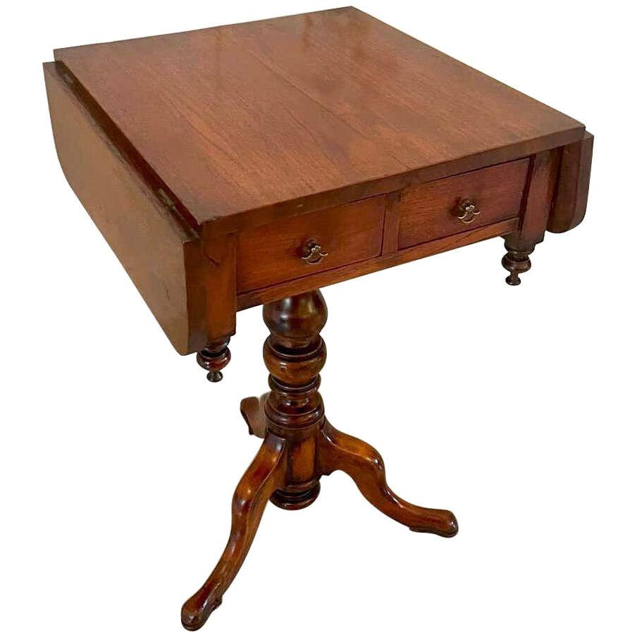 Antique Victorian Elm Freestanding Centre Table