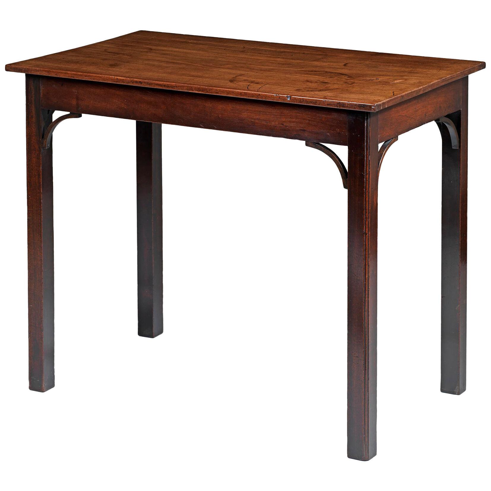 Chippendale period mahogany centre table