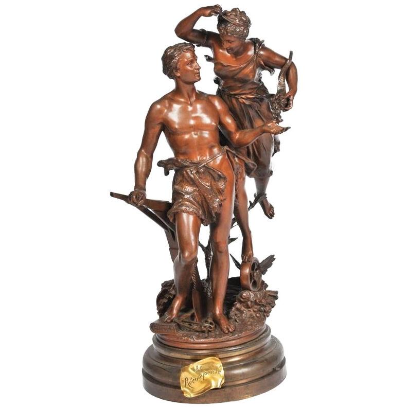 Rancoulet Bronze Entitled ' La Recompense'
