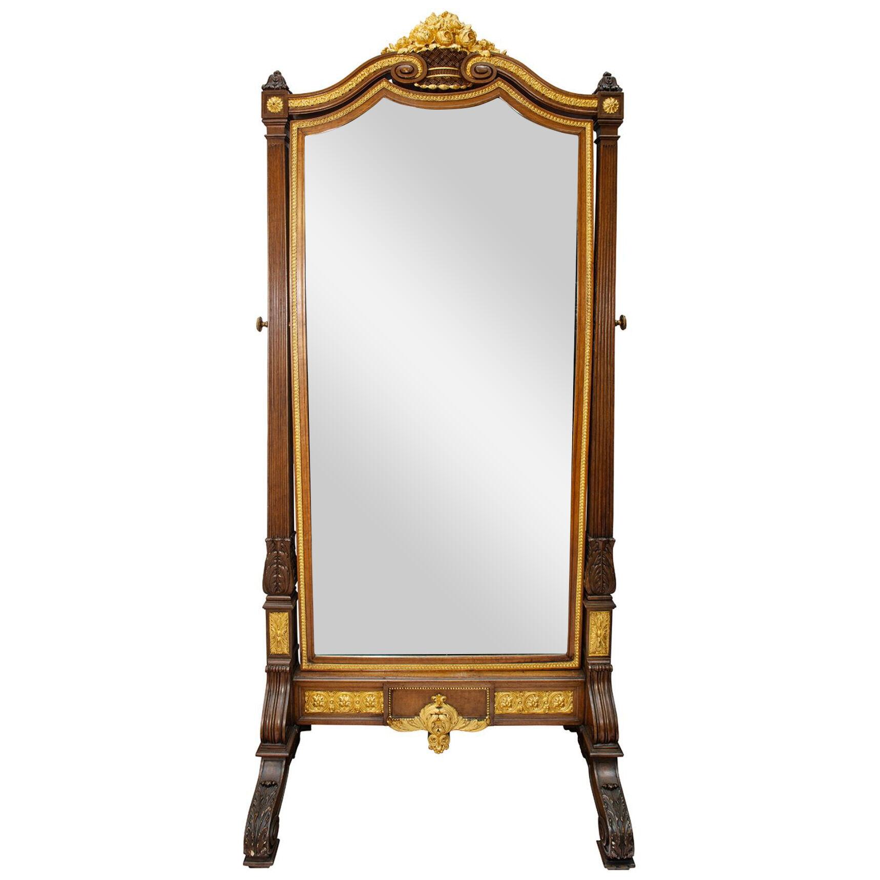 French 19th Century Chavel Mirror