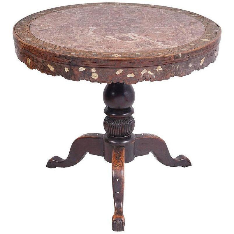 19th Century Chinese Hardwood Centre Table