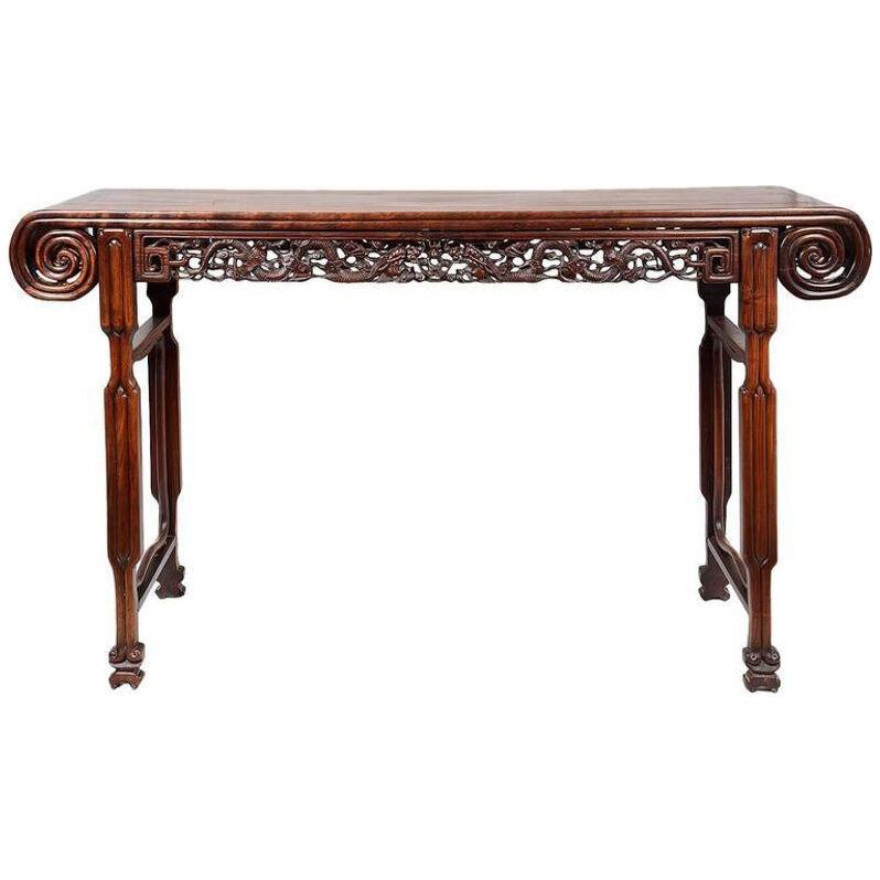 19th Century Chinese Hardwood Alter Table