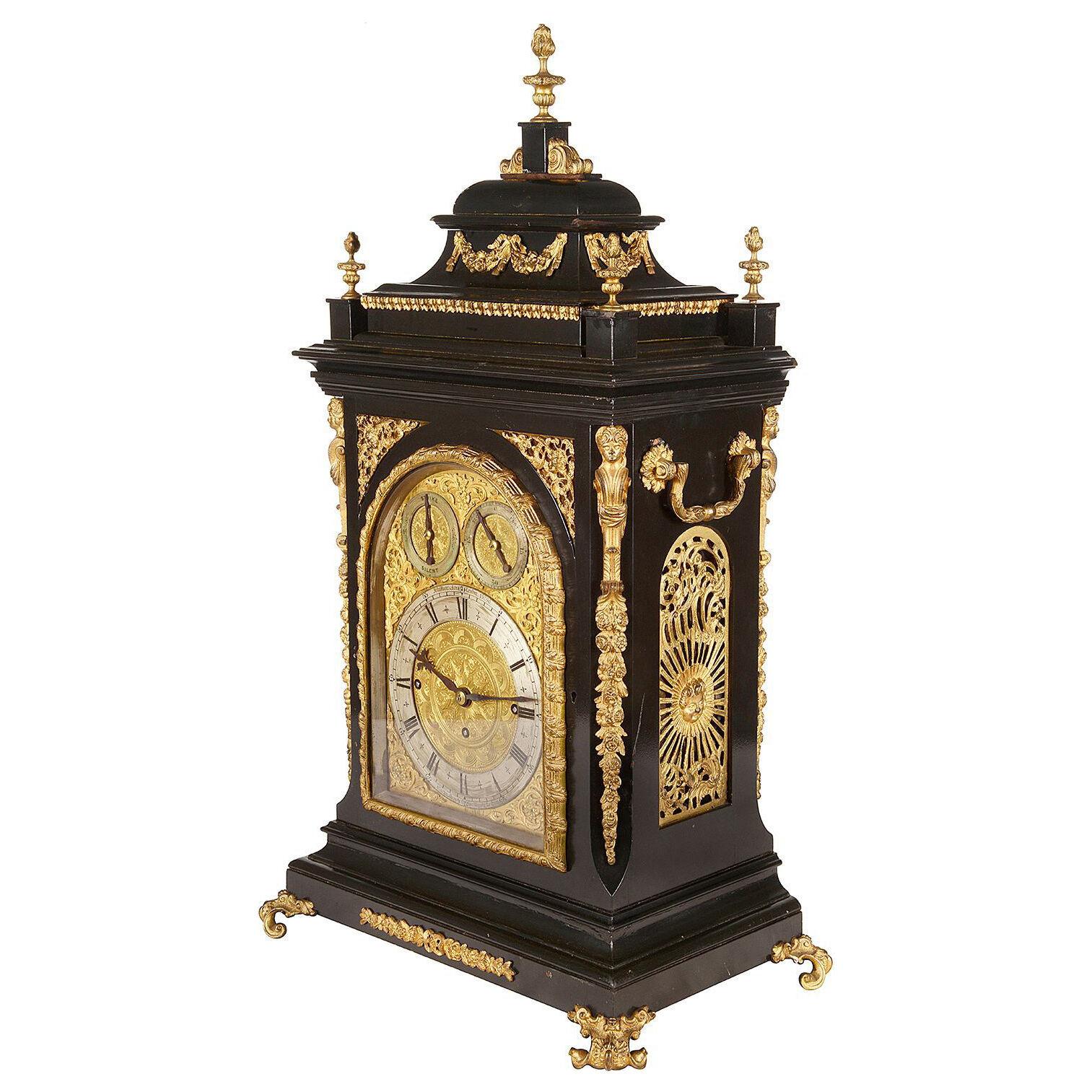 19th Century Westminster chiming bracket clock.