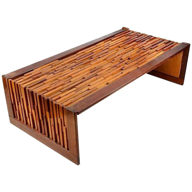 Percival Lafer Mid-Century Modern Brutalist Style Coffee Table