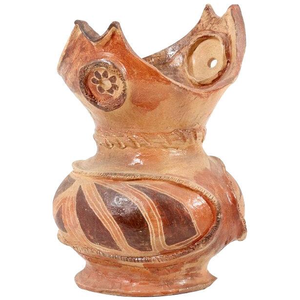 Huge French Vase in the shape of an owl, 1950s
