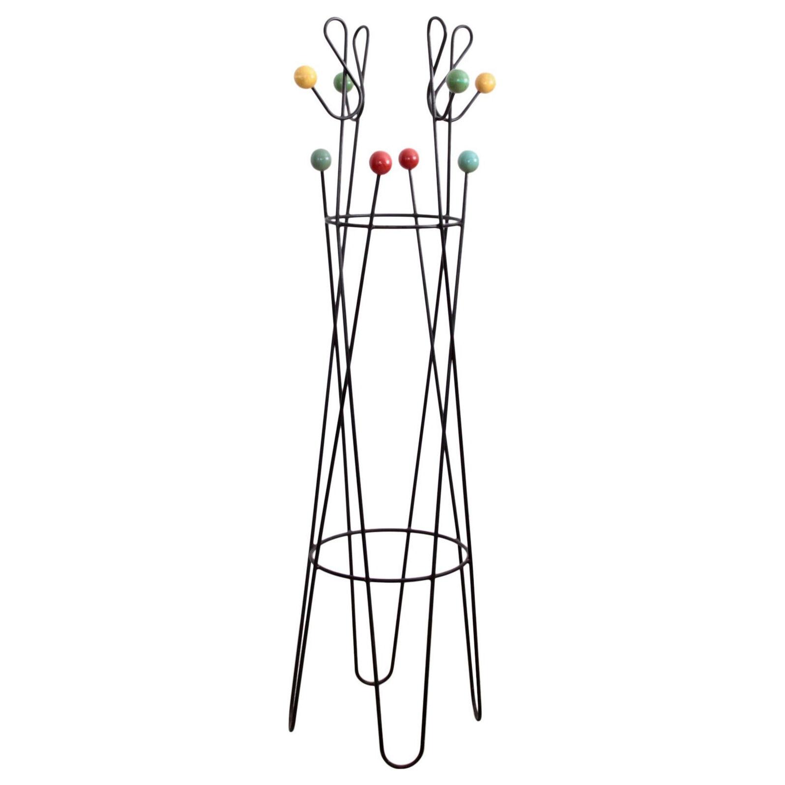 Multicolored Coat Rack Stand by Roger Feraud