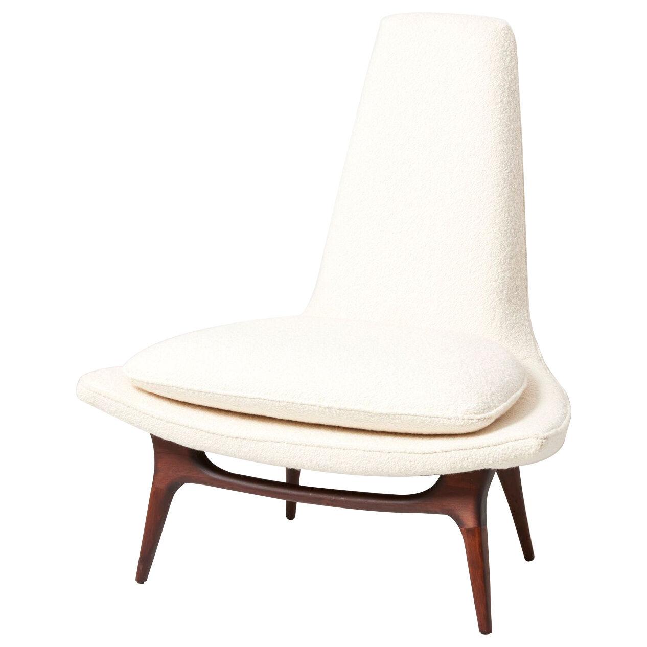 Karpen of California Lounge or Slipper Chair, USA 1960s	