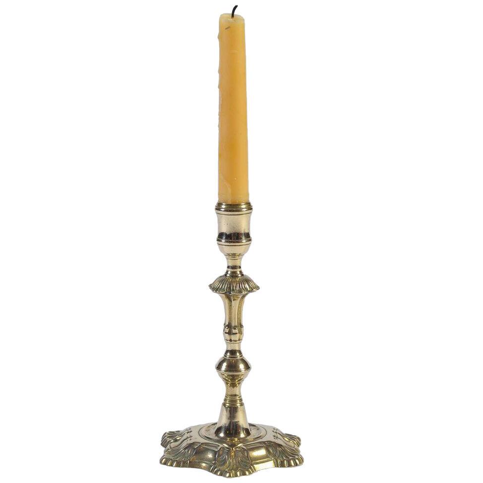 A fine George II Period Paktong Candlestick.