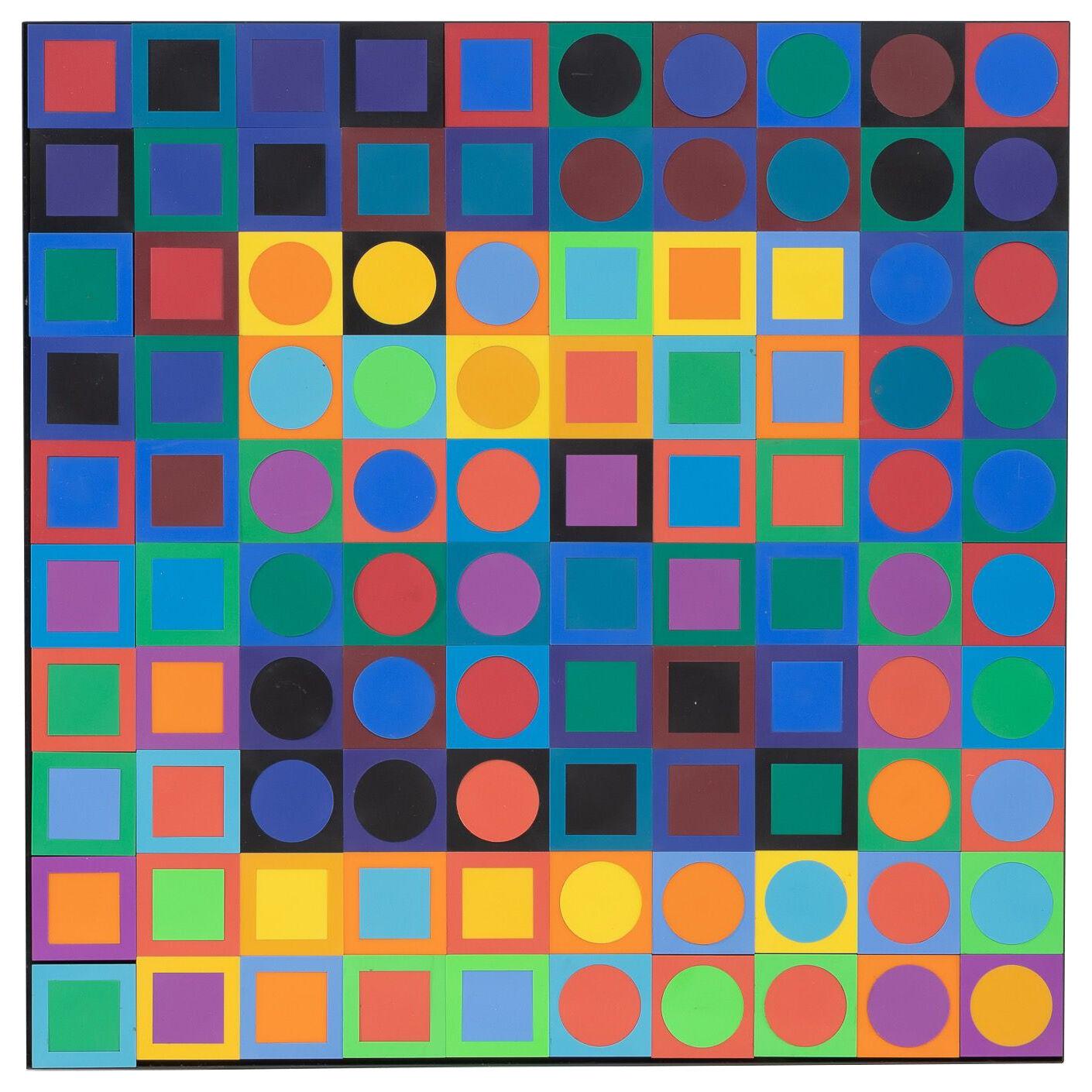 Planetary Folklore Participations n1 by Victor Vasarely