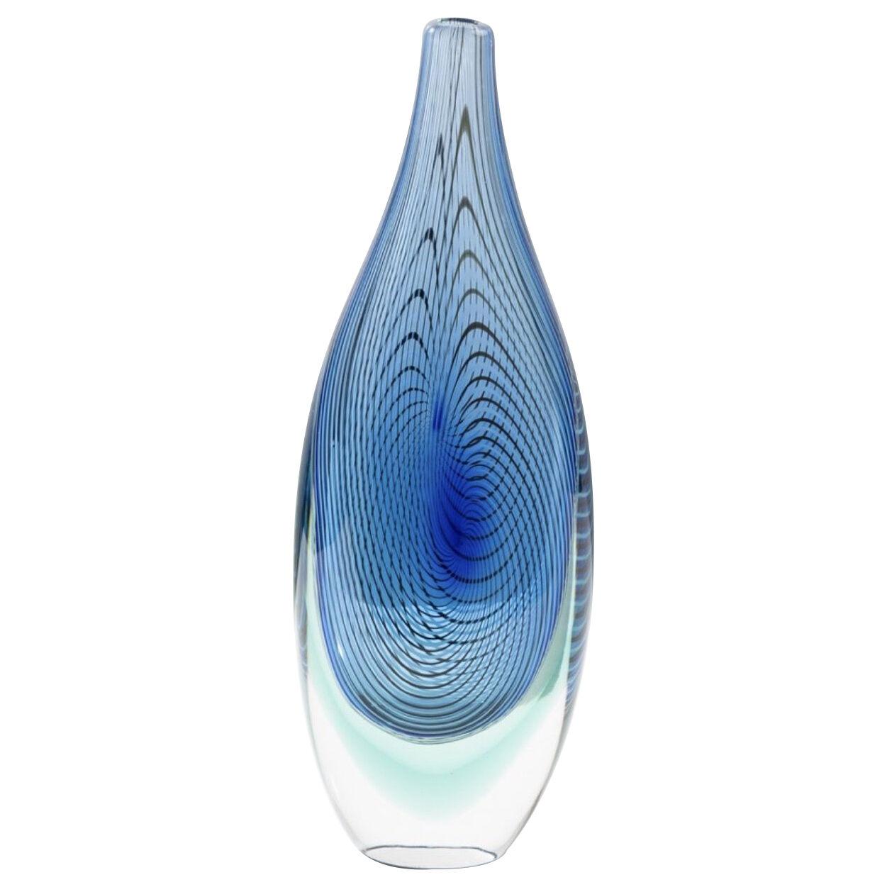 Capo Nord Murano glass vase by Giampaolo Seguso