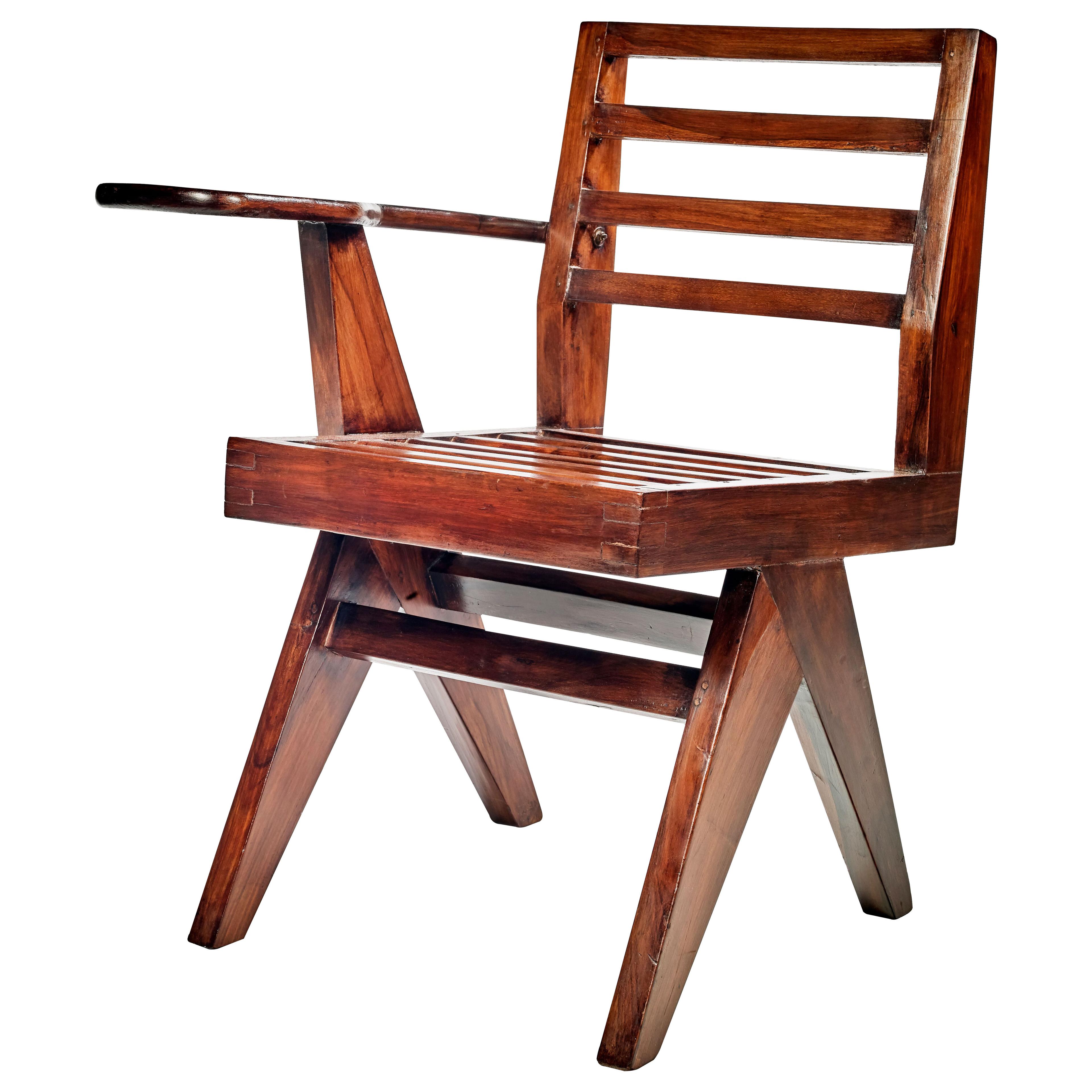 Classroom Chair by Pierre Jeanneret, circa 1960