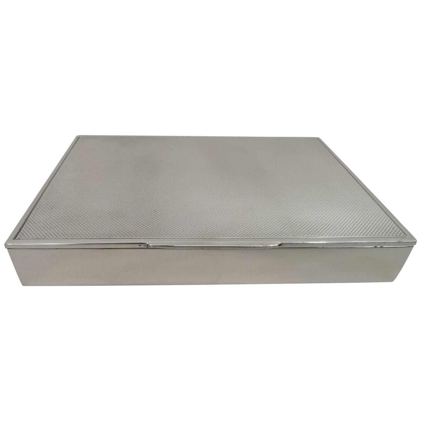 Italian Art Deco Silver Box by Fornari & Fornari