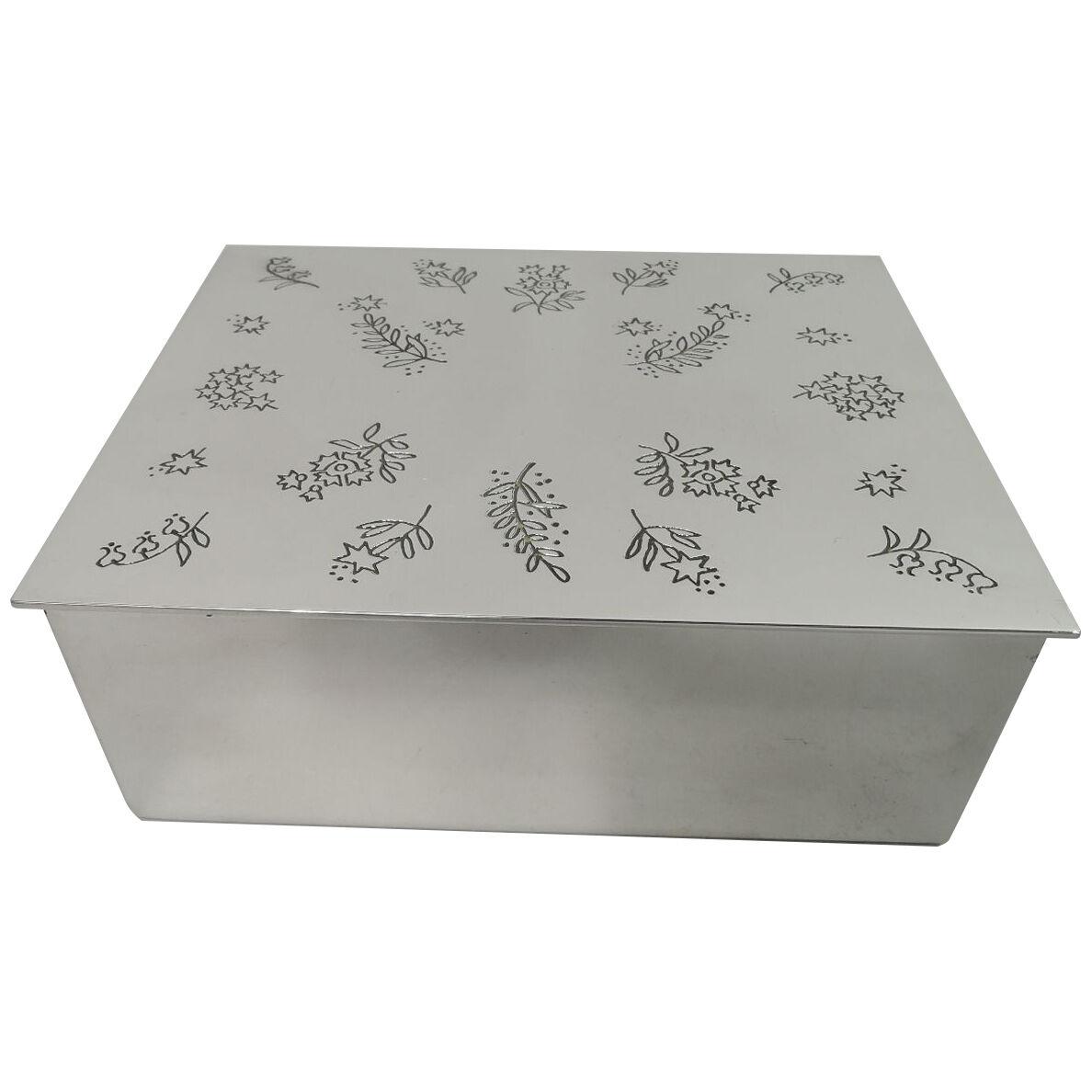 Tiffany Midcentury Modern Sterling Silver Jewelry Box