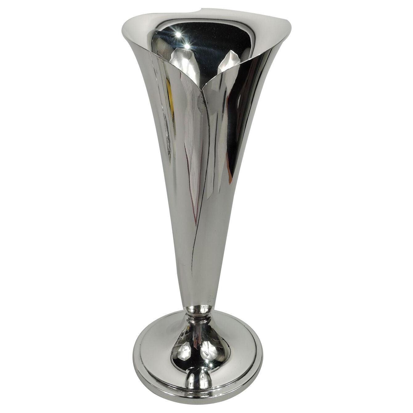Classic Tiffany Midcentury Modern Abstract Calla Lily Vase