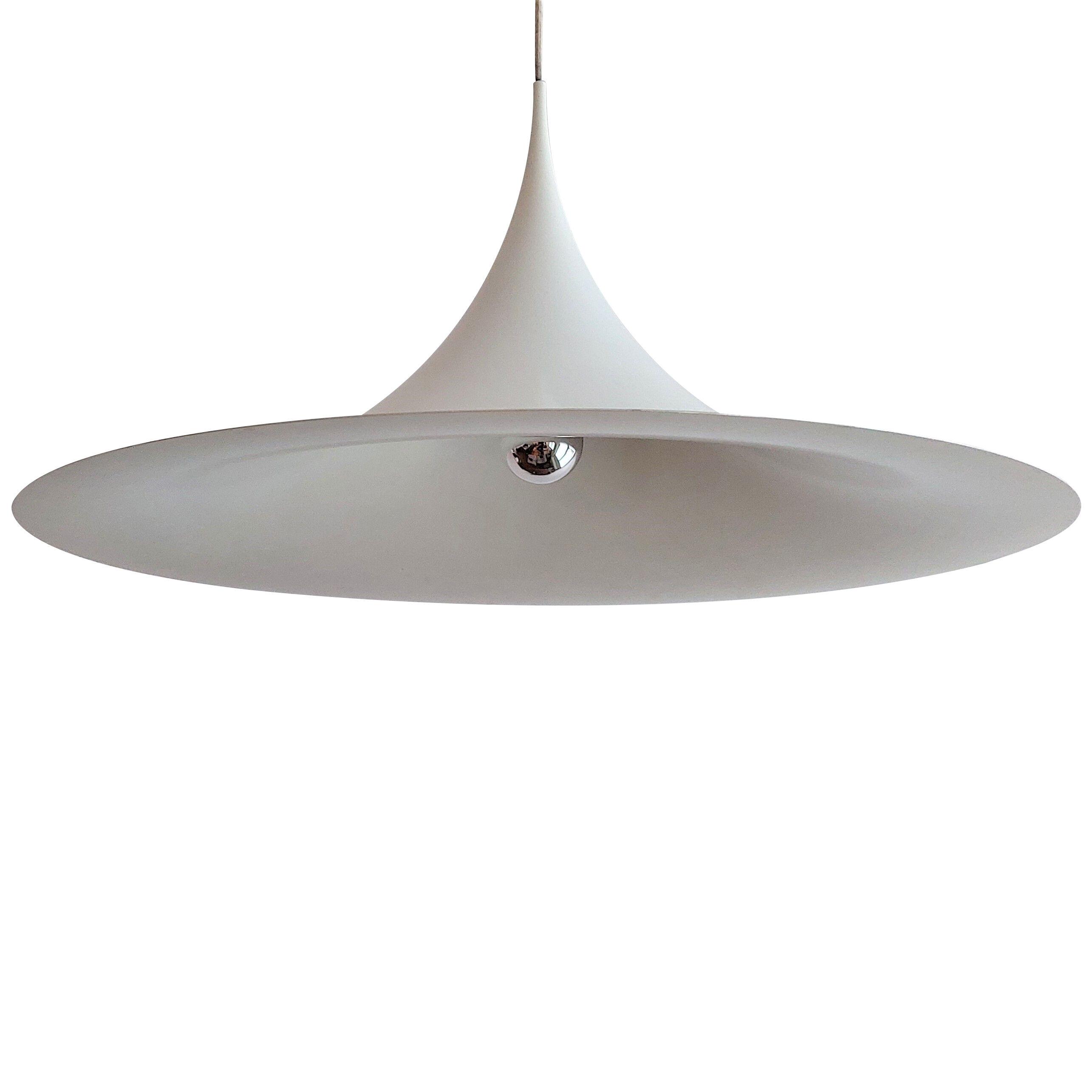 White Semi Maxi pendant lamp by Claus Bonderup & Torsten Thorup for Fog & Mørup