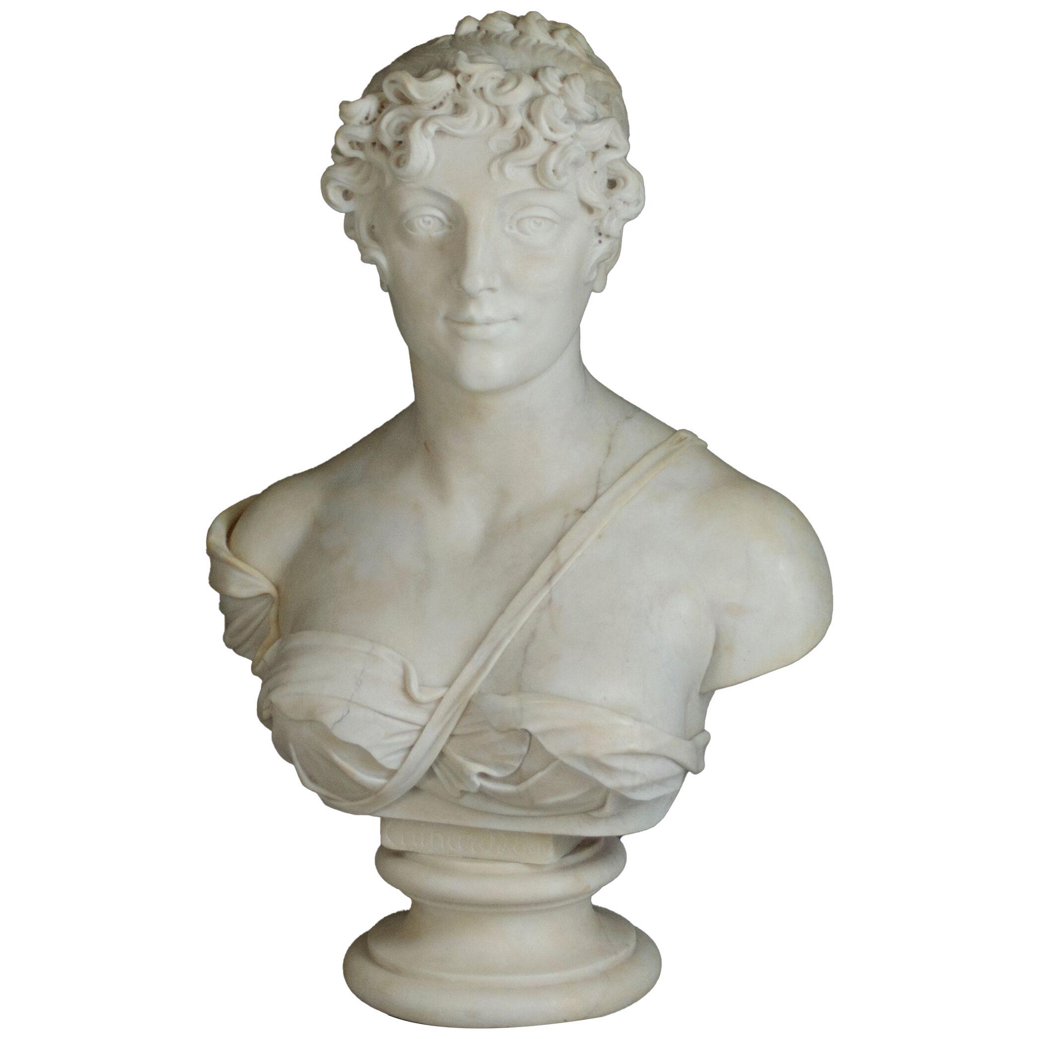French Empire Bust of a Young Woman