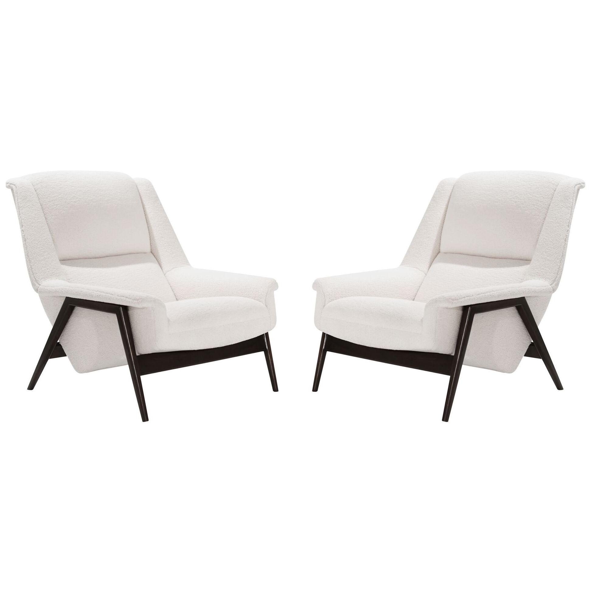 Scandinavian-Modern Lounge Chairs by DUX, Sweden 1960s