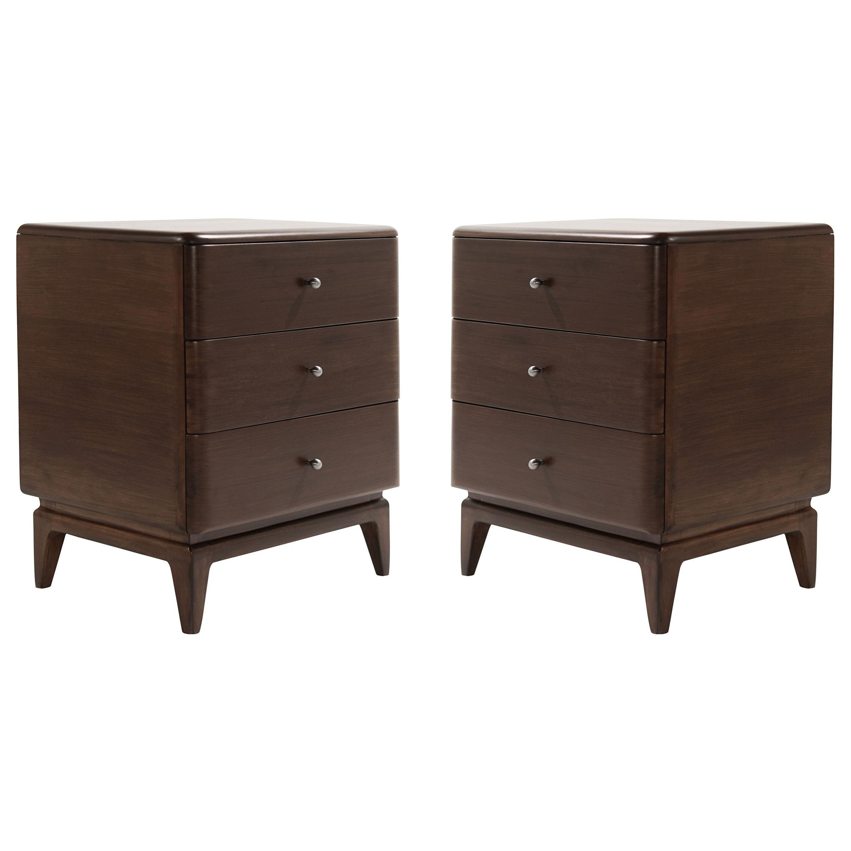 Set of Bedside Tables by Heywood Wakefield, 1950s