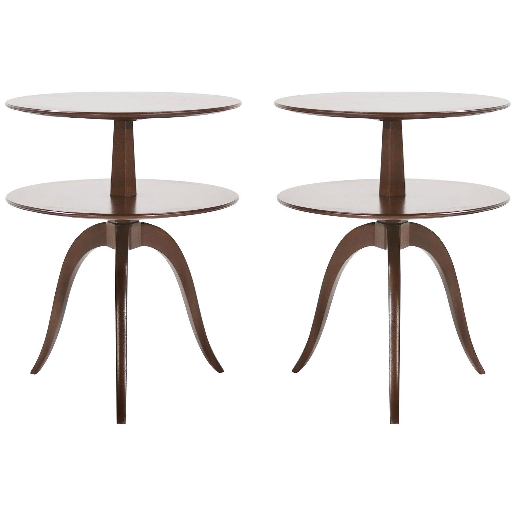 Set of Tiered End Tables by Paul Frankl, C. 1950s