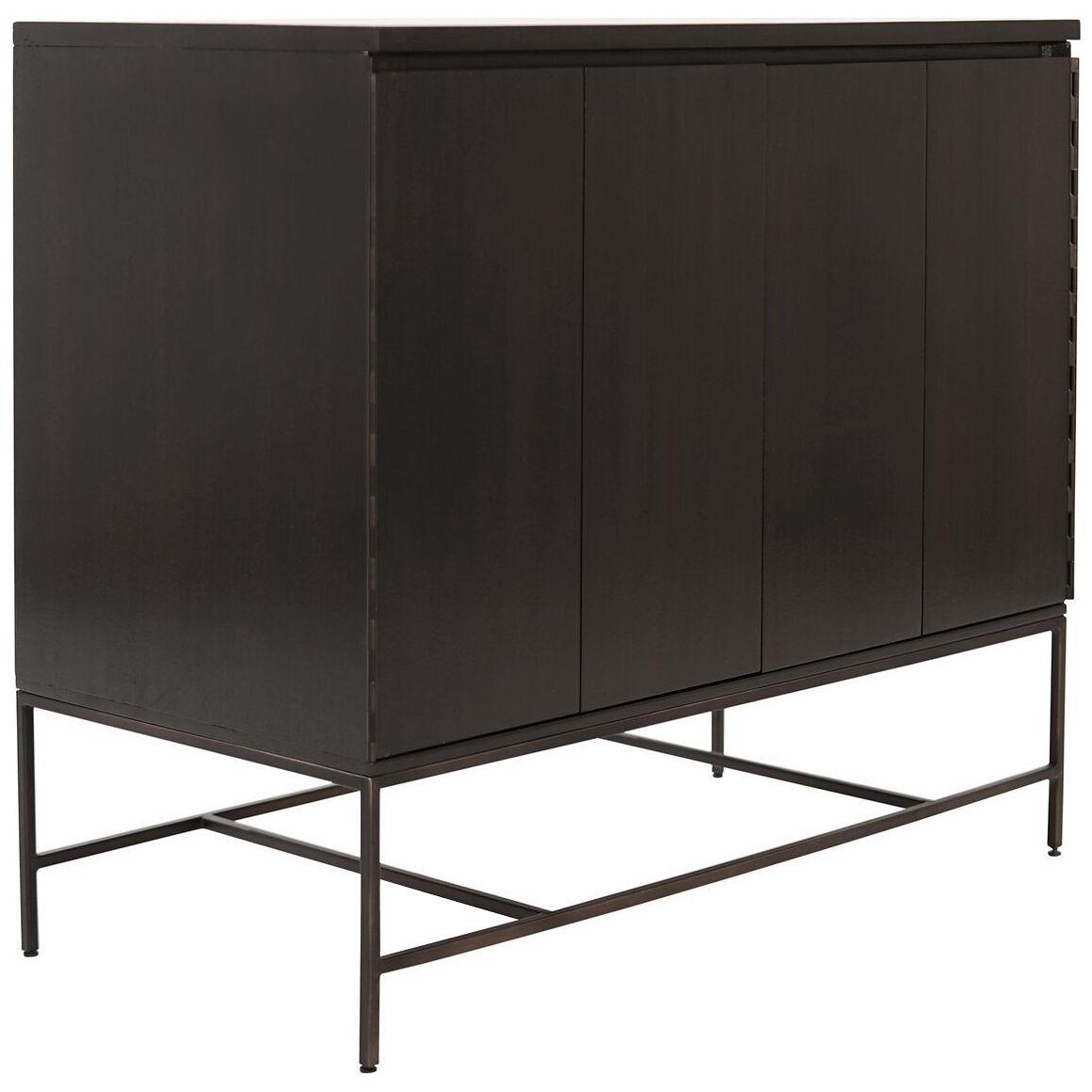 Bronze and Ebony Cabinet by Paul McCobb, Calvin Group, C. 1950s