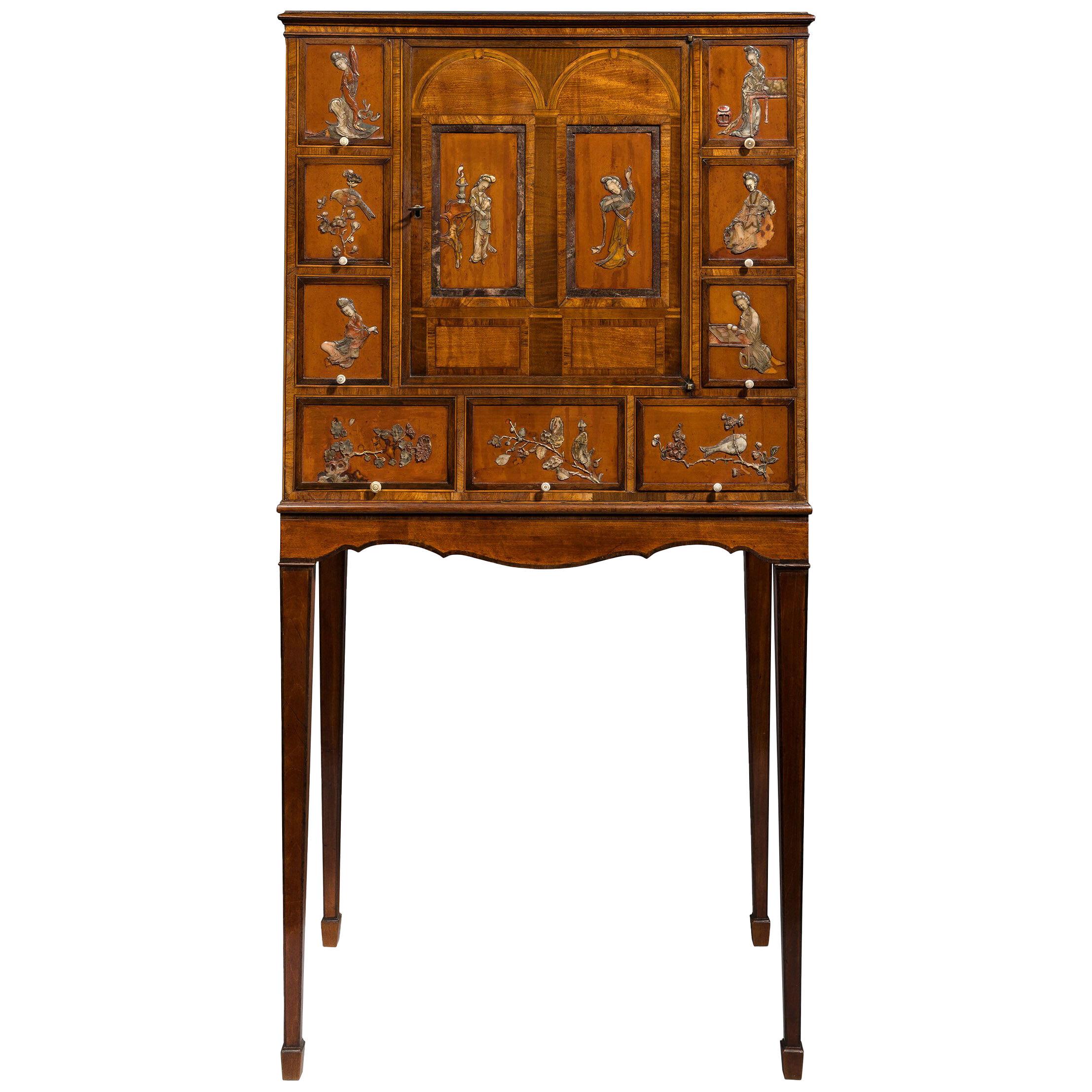 18th century cabinet on stand