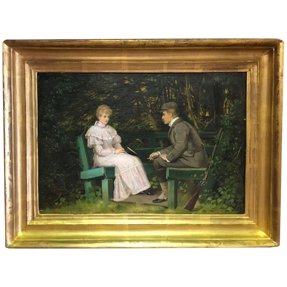 19th century oil painting