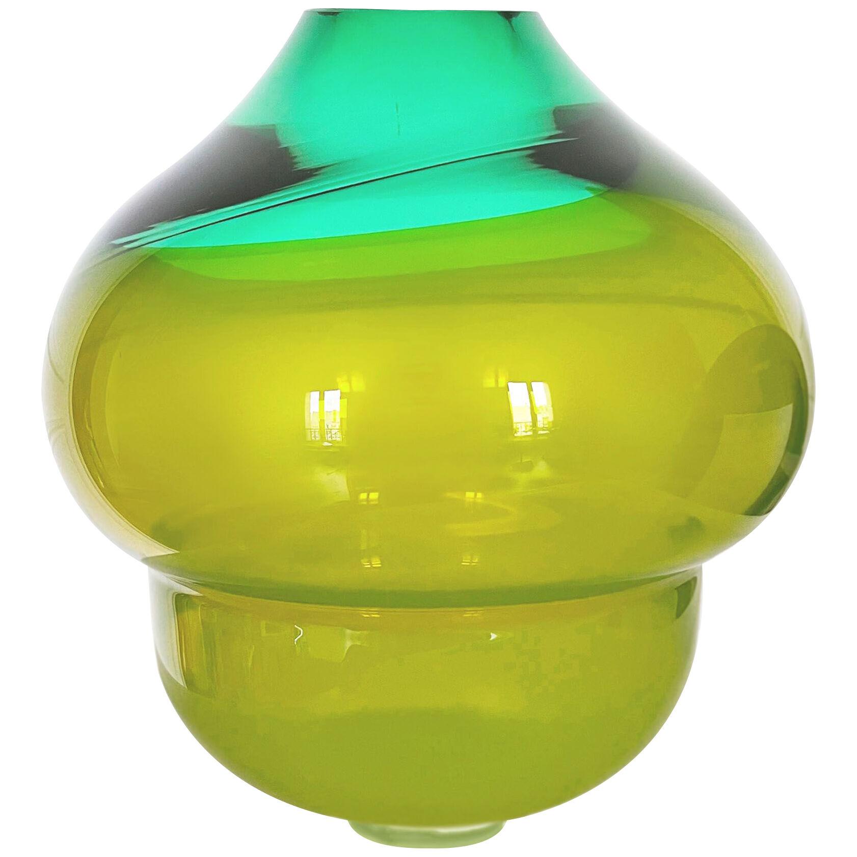 Green Small Vulcano Vase