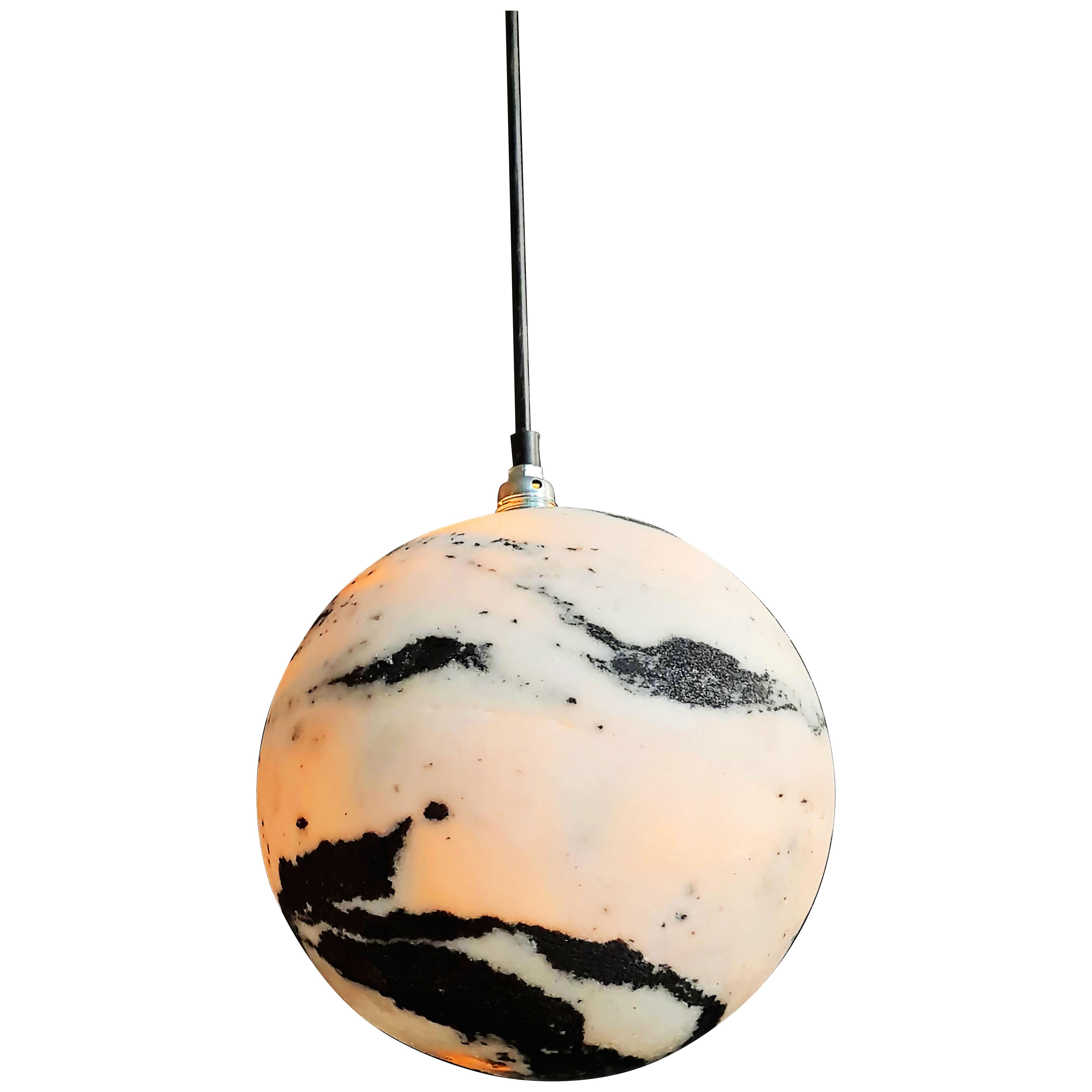 Marbled Salts Planet Lamps