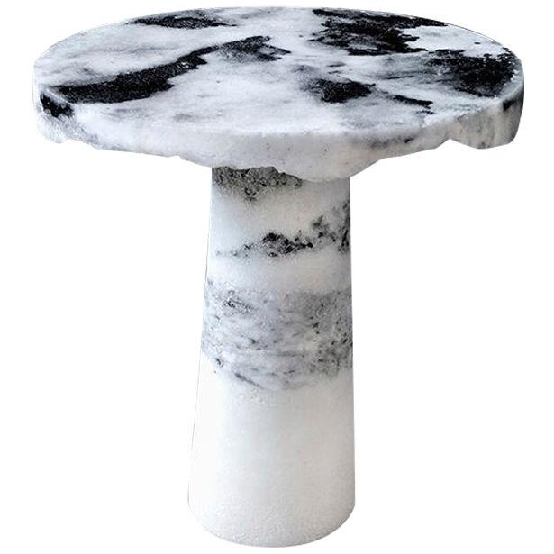 Marbled Salts Side table high