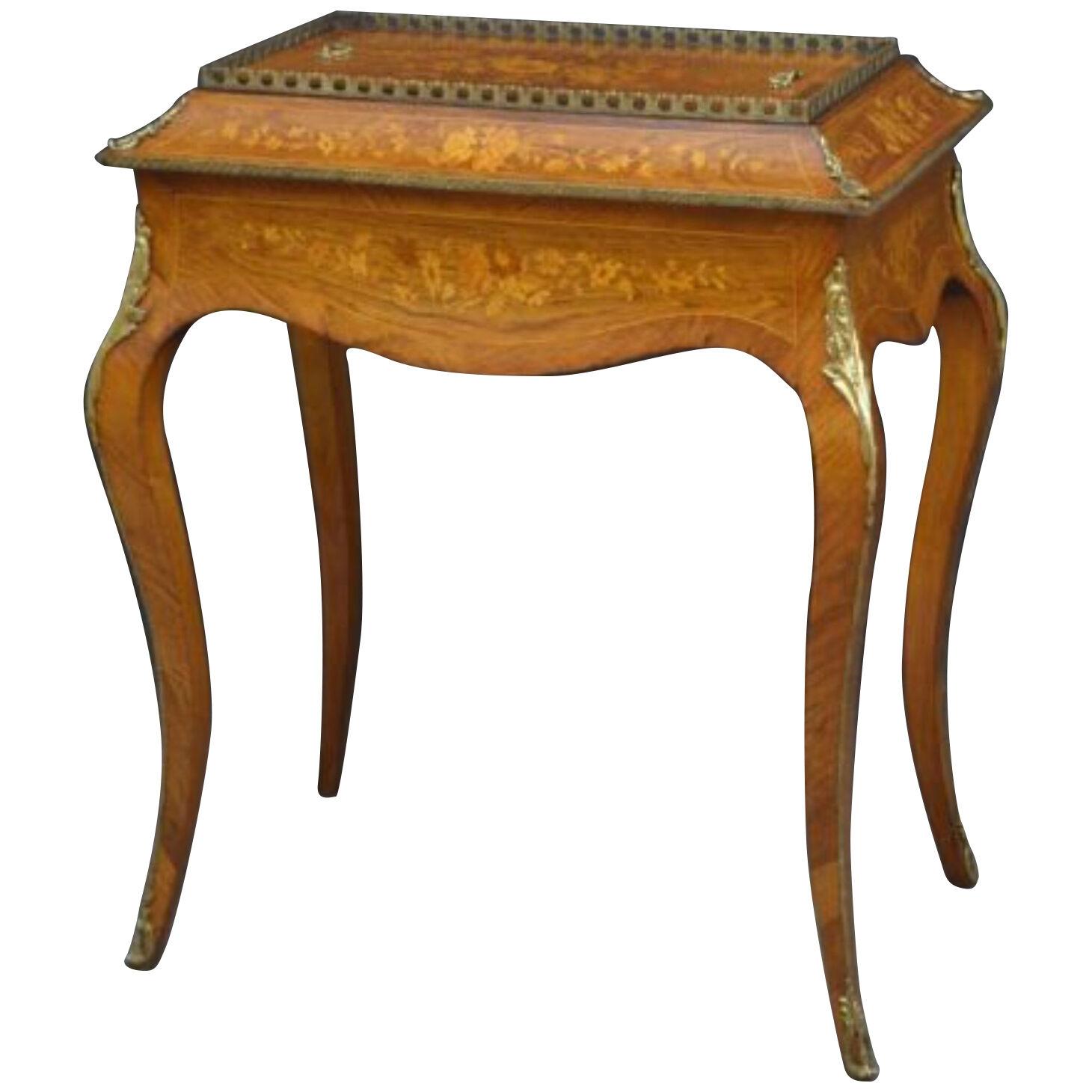 French Rosewood and Inlaid Jardiniere