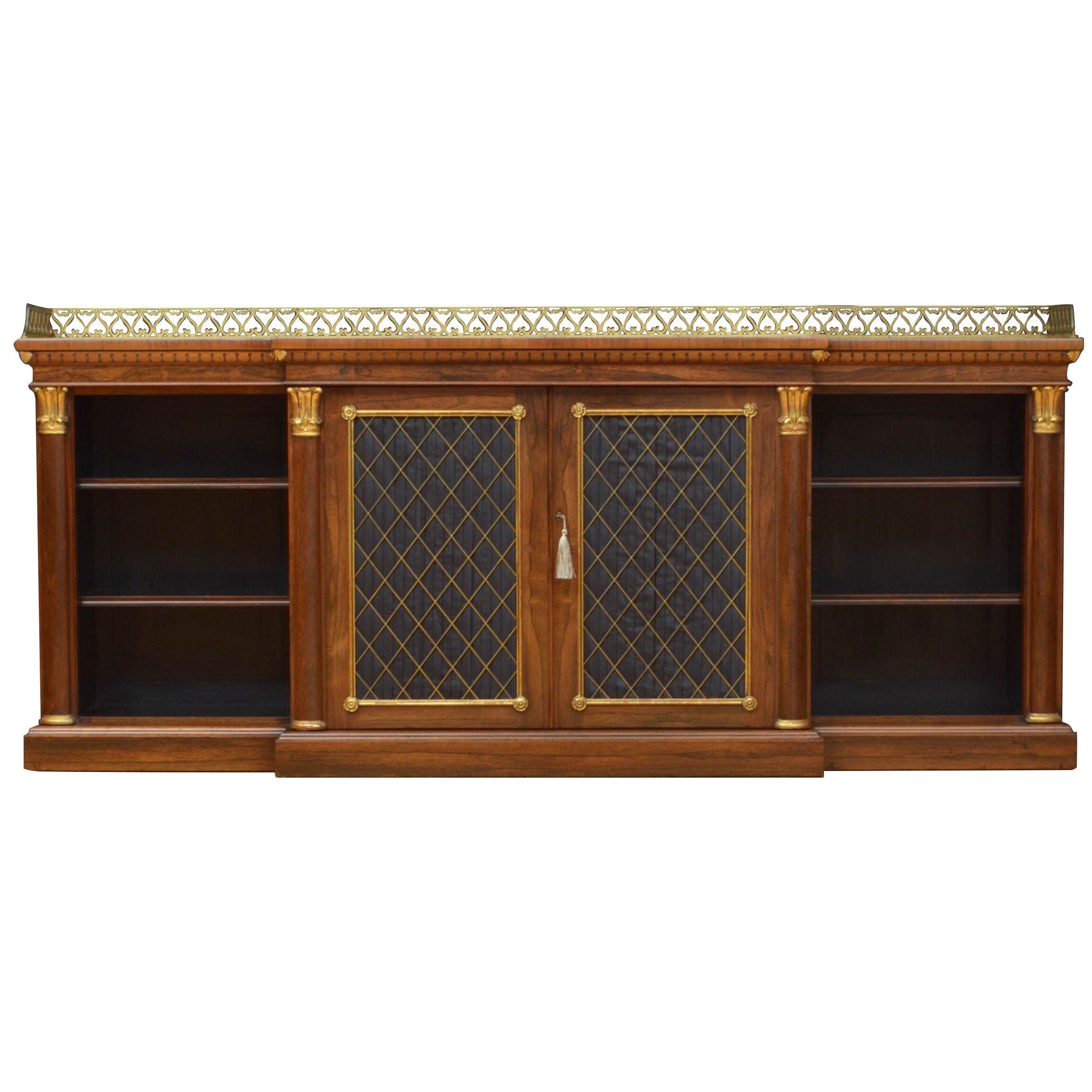 Superb Regency Bookcase or Sideboard