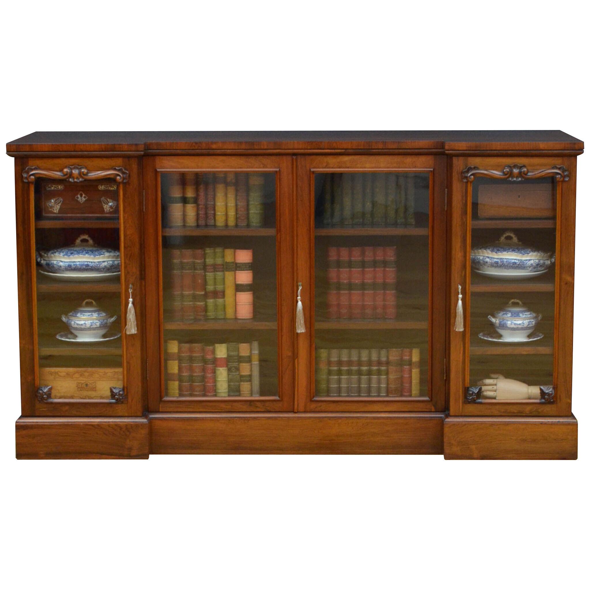 William IV Rosewood Bookcase