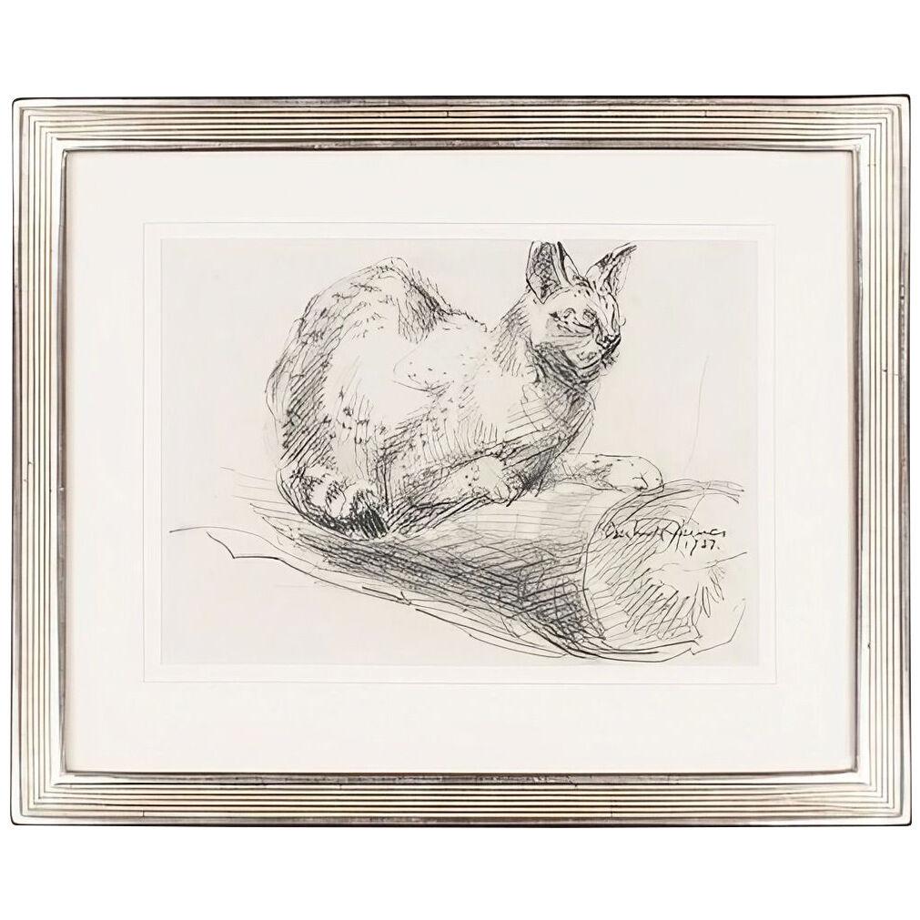 GERTRUDE HERMES O.B.E. 1923-2015 Untitled – 'Cat' verso 'Bird'