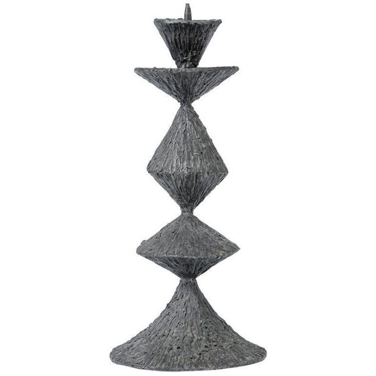 Large Pewter Candlestick, France, 1960's