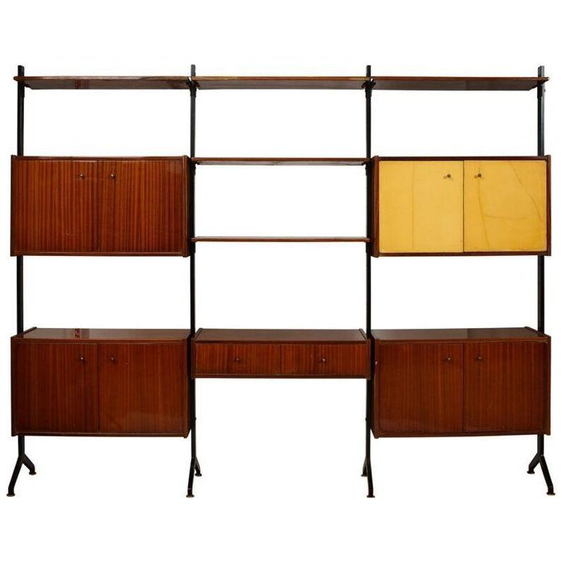 RB Rossana Multi-Storage Shelving Unit in the Style of Ico Parisi, Italy, 1960s