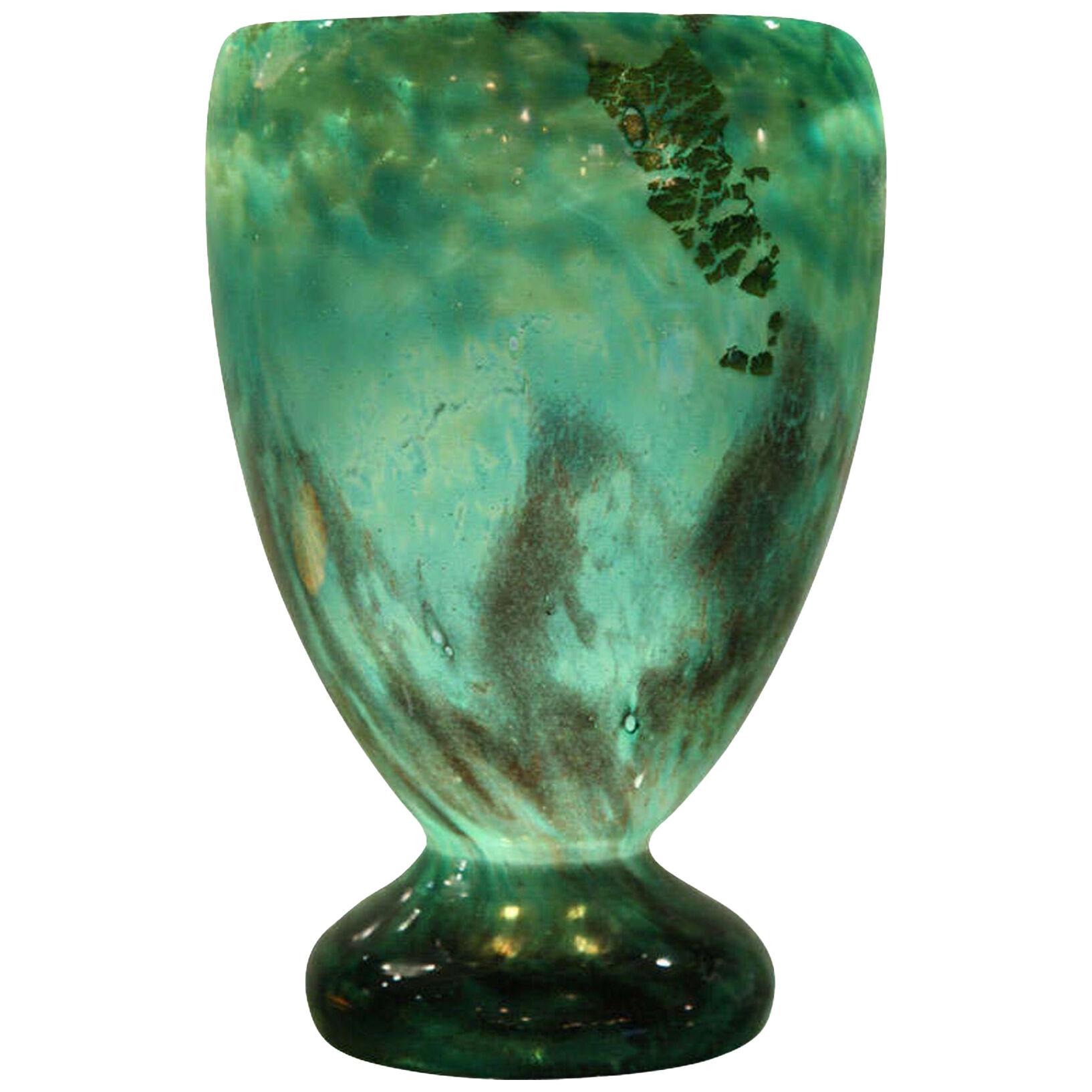 DAUM Art Deco Glass Vase