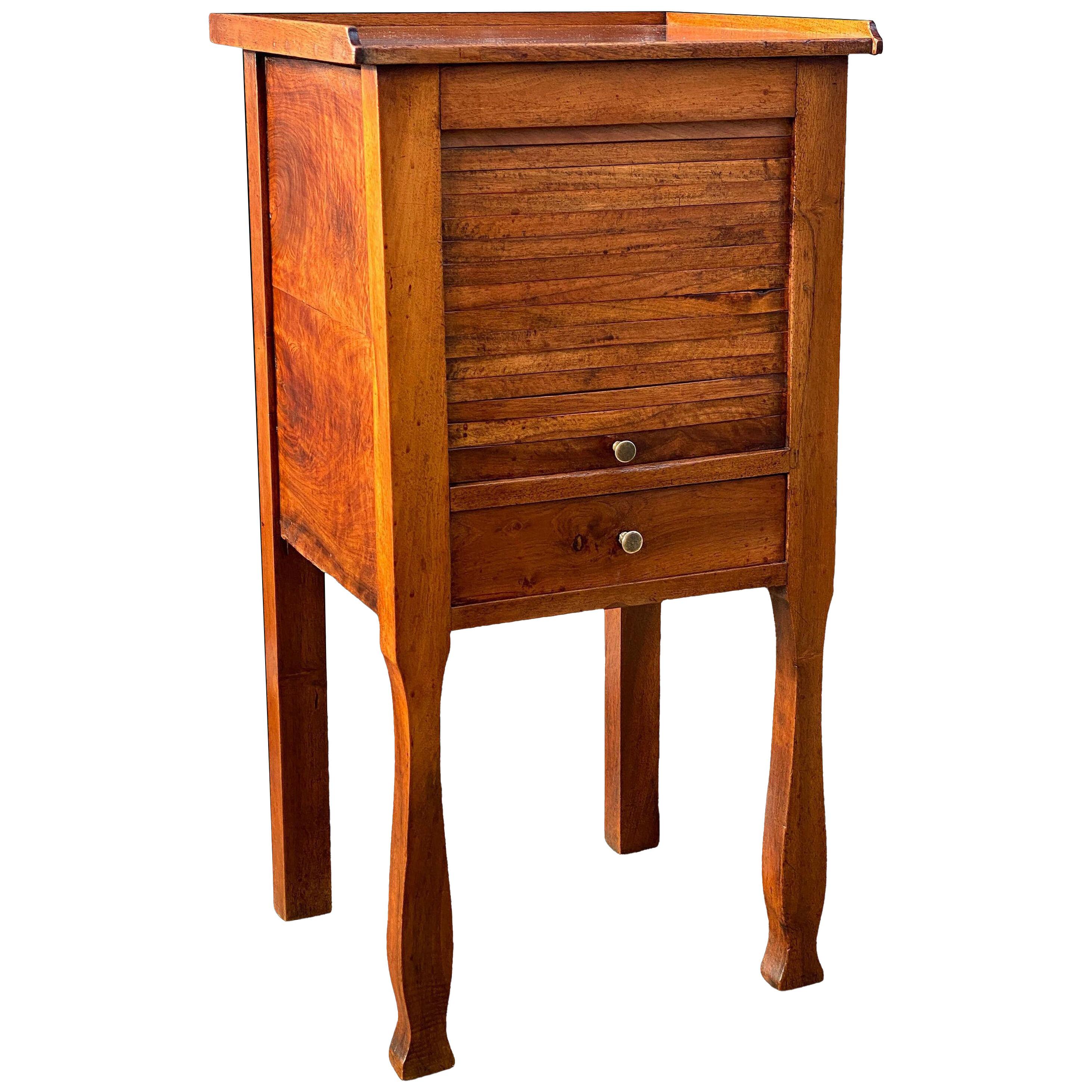 Charles X Provincial Walnut Side Table
