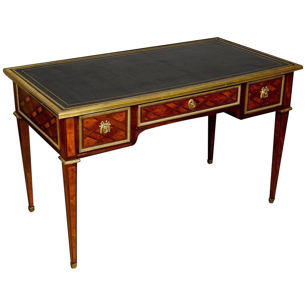 Louis XVI Style Tulipwood Writing Table