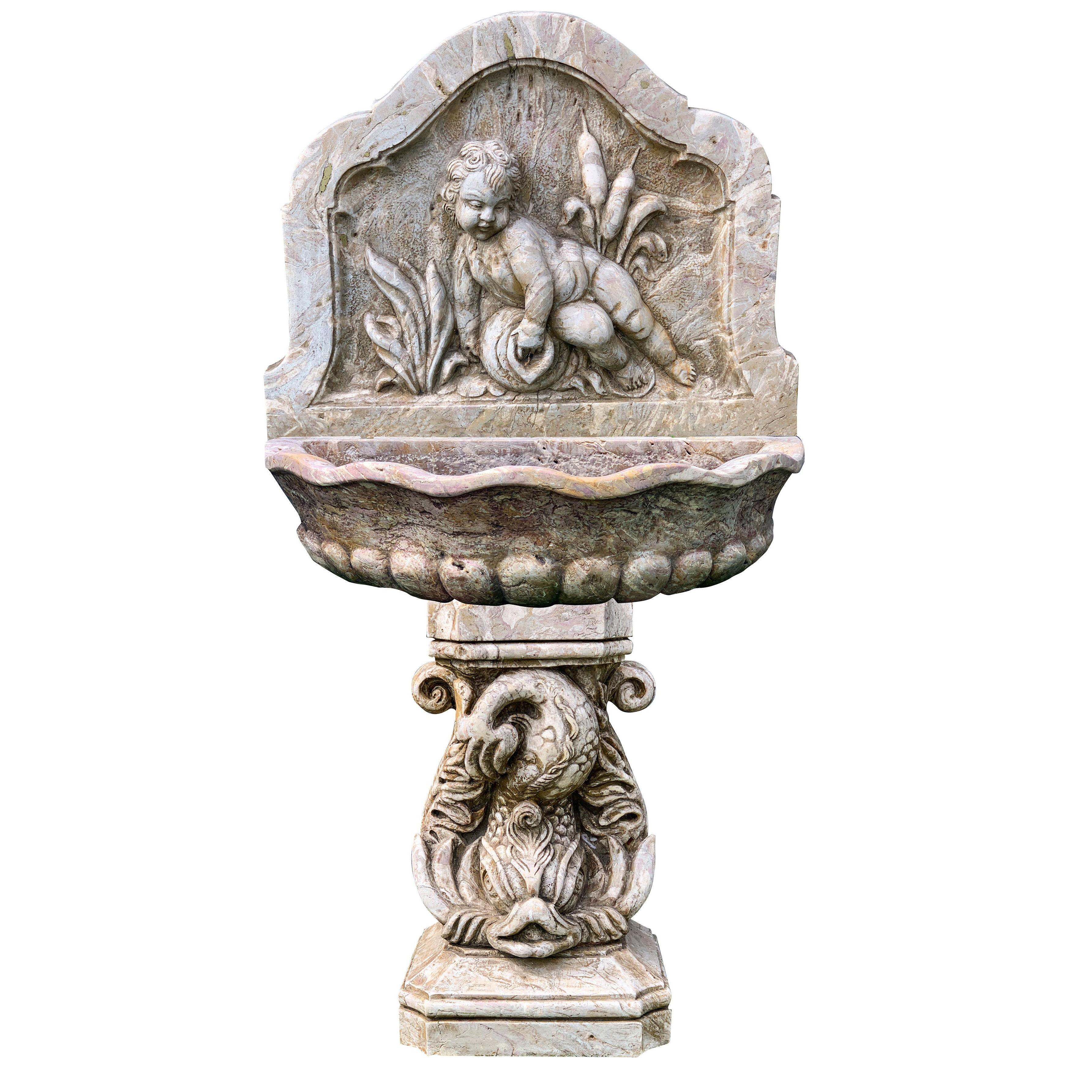 Italian Marble Garden Fountain