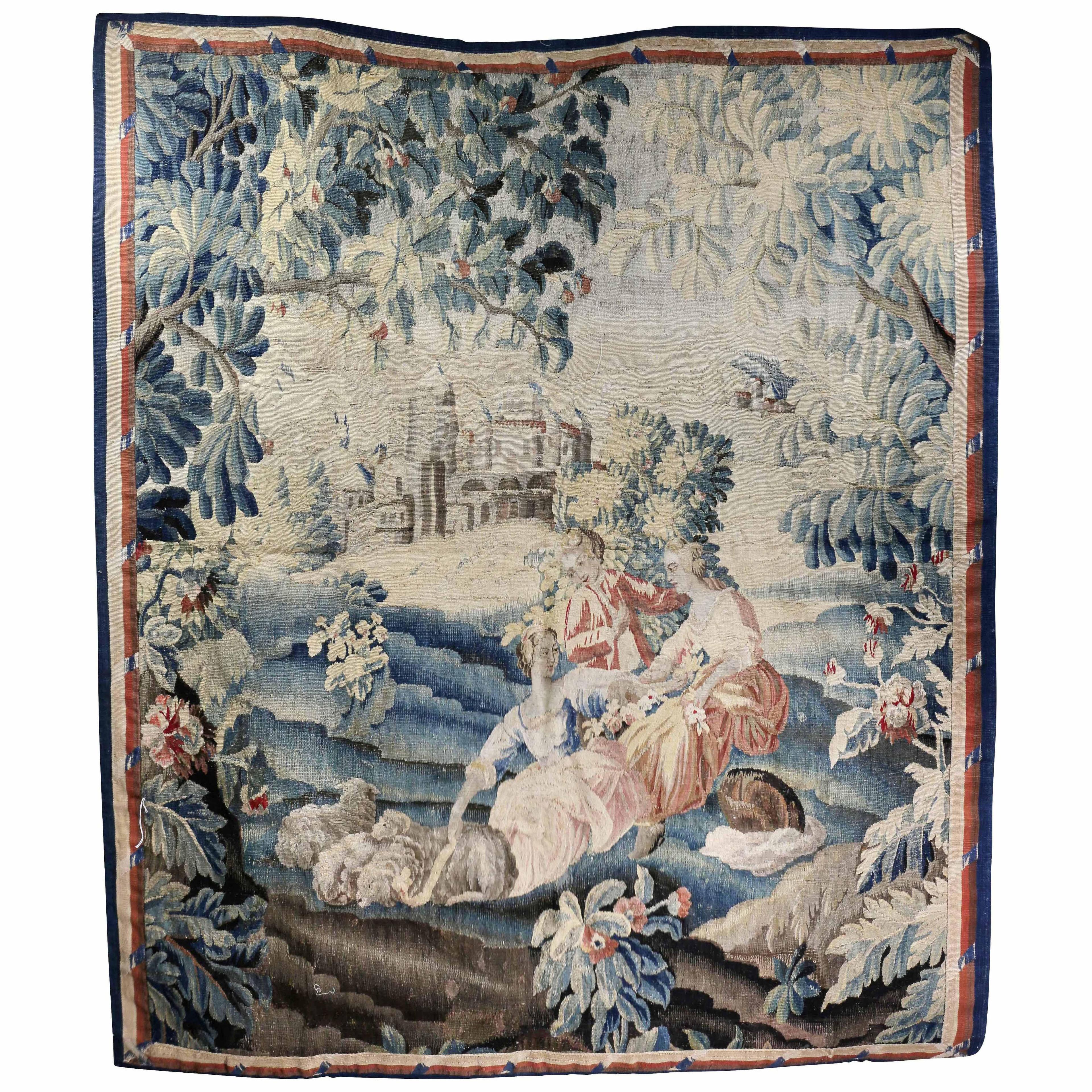 Aubusson Landscape Tapestry