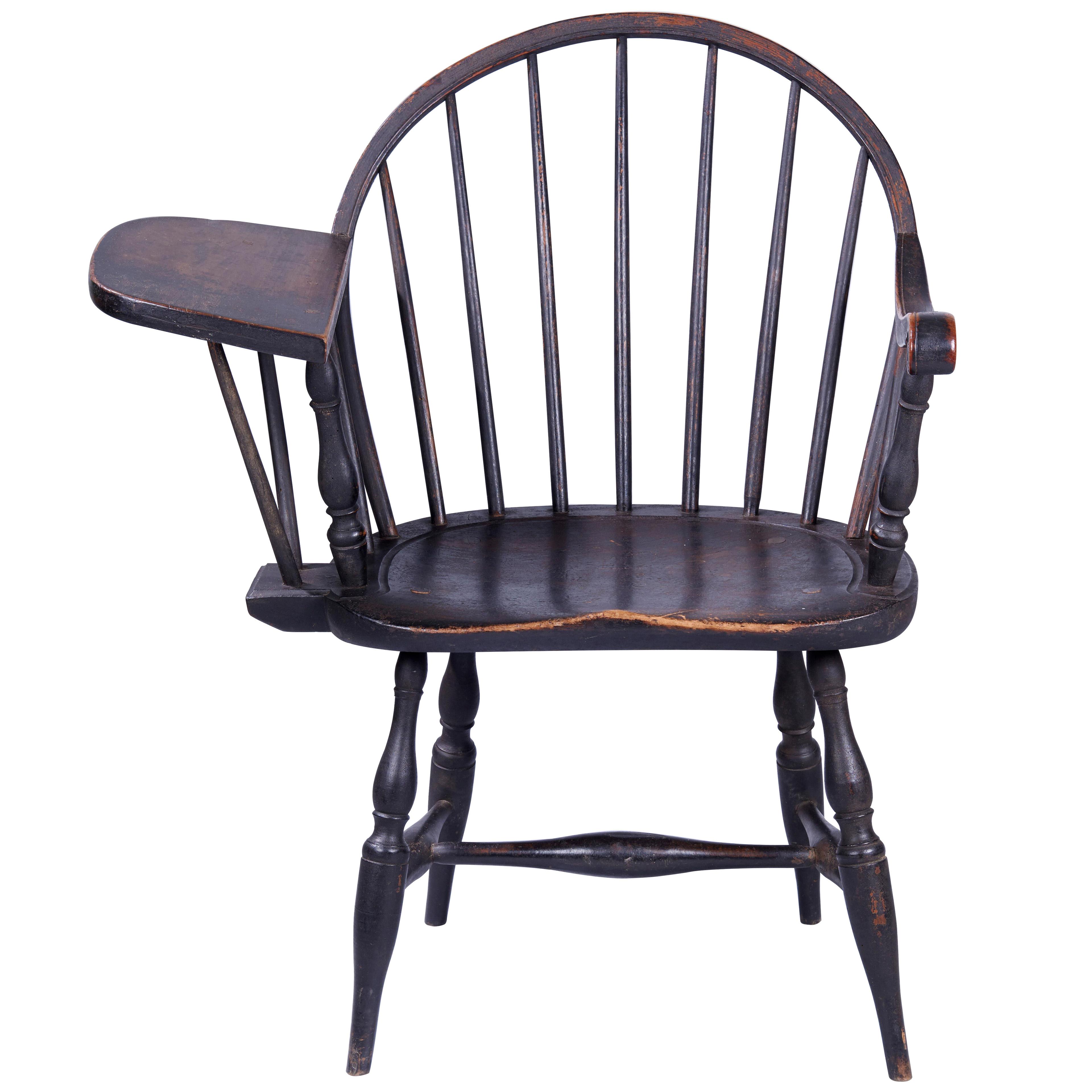 Southern Writing Arm Windsor Chair