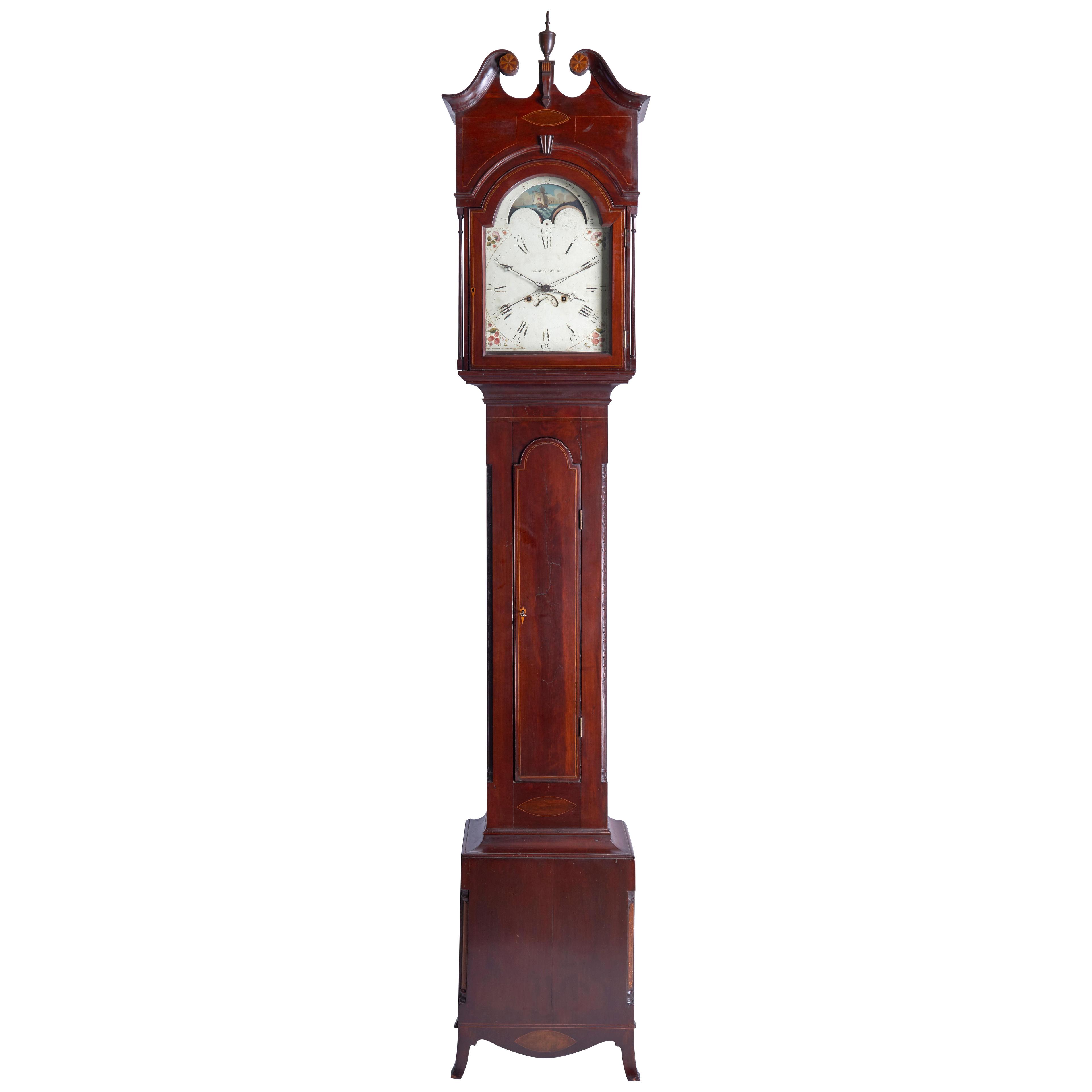 Tall Case Clock From the Calmes Family, Mt. Pleasant, Mineral County, Virginia