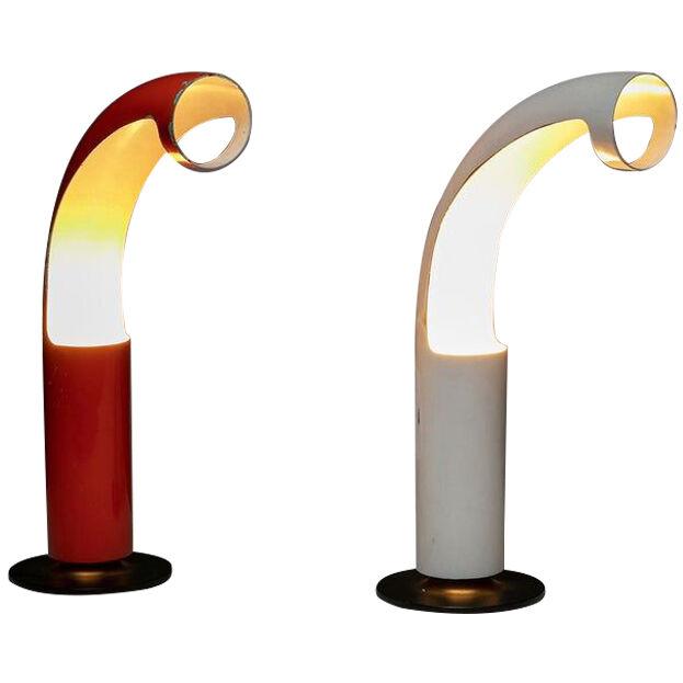 Pair of Table Lamps by Carlo Ricci Moretti for O-Luce