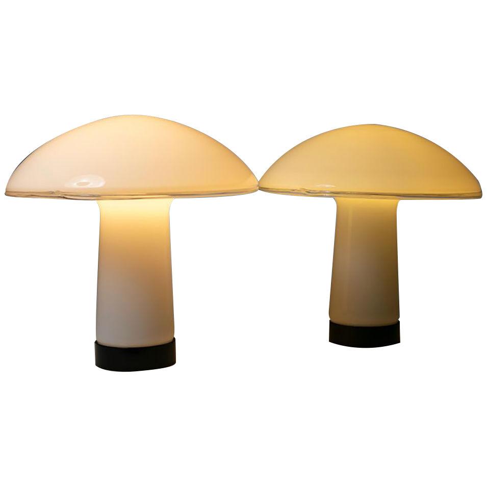 Pair of "Armonia" Table Lamps by Roberto Pamio for Leucos